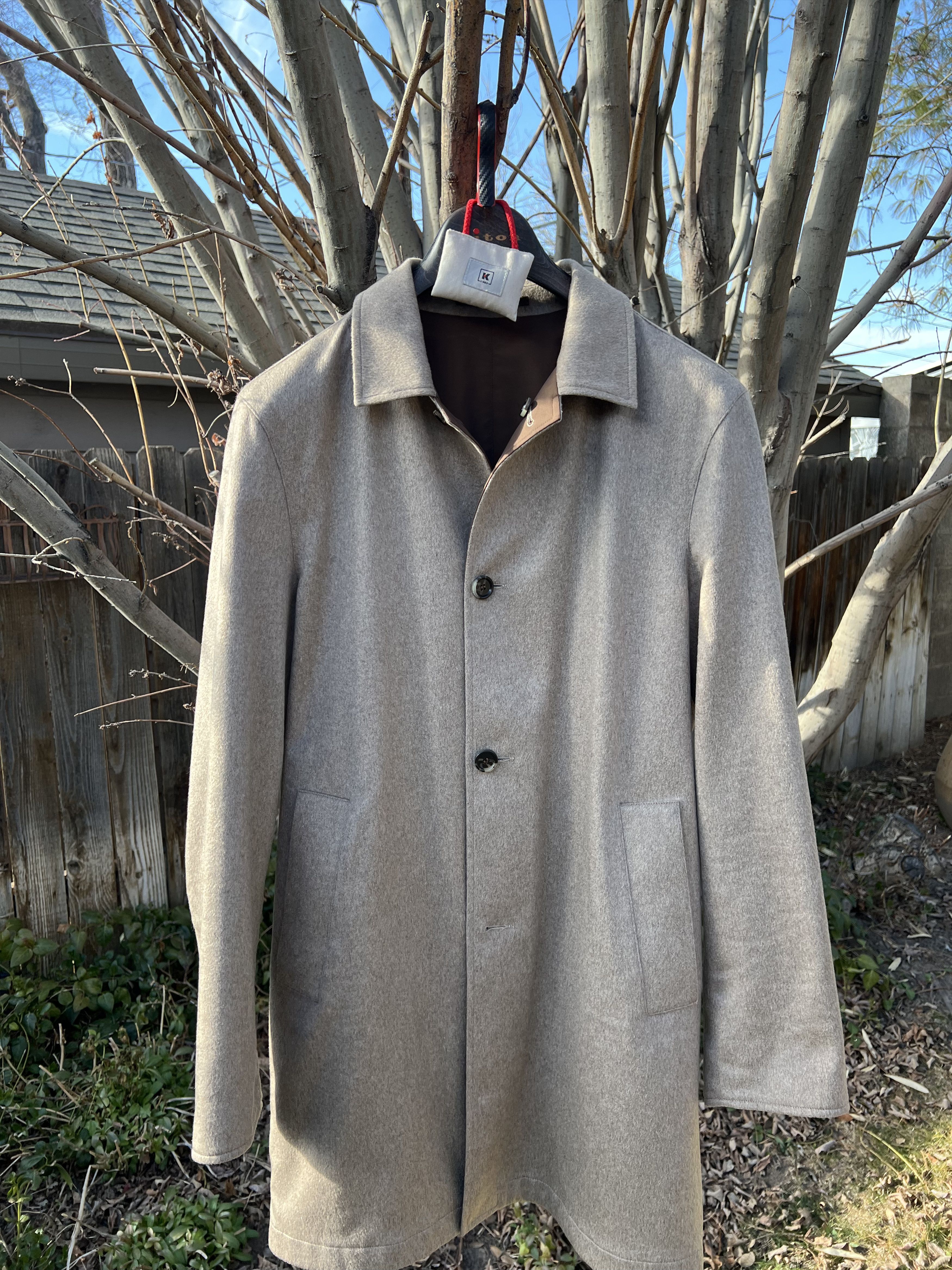 Kiton Kired Kiton Cashmere Reversible Jacket 50 IT 40 US Beige Size US M / EU 48-50 / 2 - 1 Thumbnail