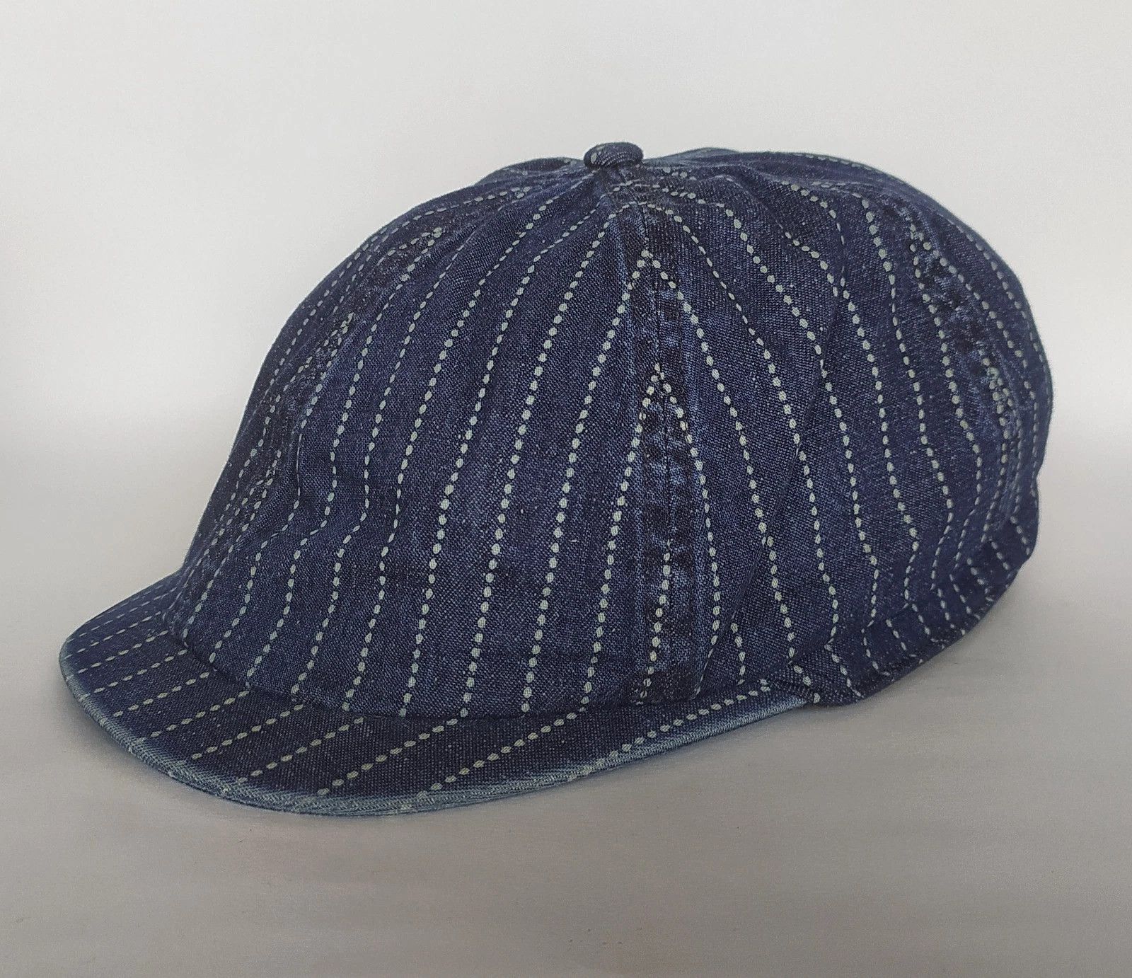 RRL Ralph Lauren DOUBLE RL Cotton-Linen Newsboy Cap T/3027 Size ONE SIZE - 3 Thumbnail