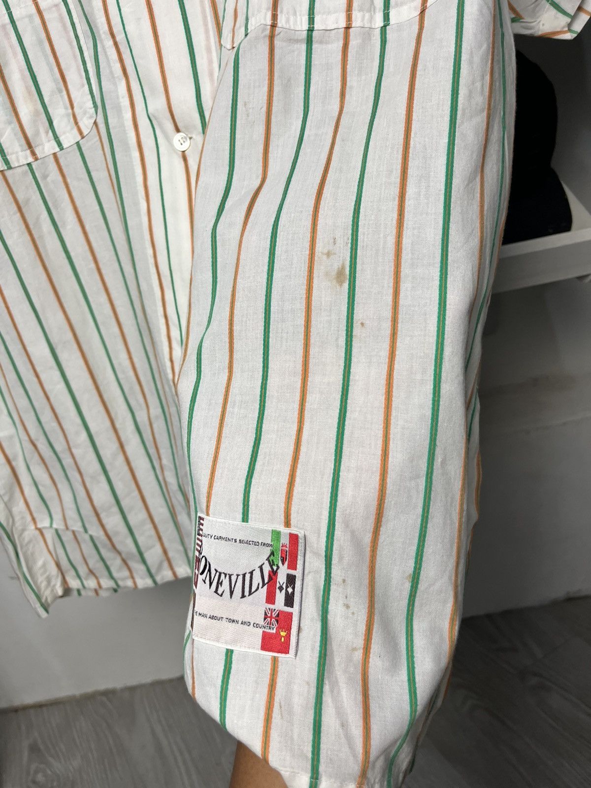 Boneville Vintage CP Company Boneville Stripes Button up Shirt Size US XL / EU 56 / 4 - 5 Thumbnail