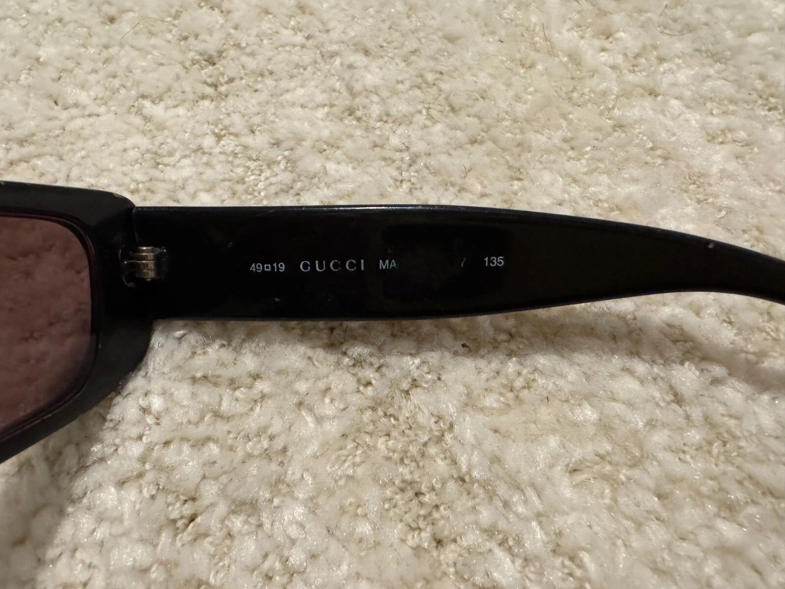 Gucci Gucci Sunglasses GG2409/N/S Brown Rectangle Oversized Size ONE SIZE - 2 Thumbnail