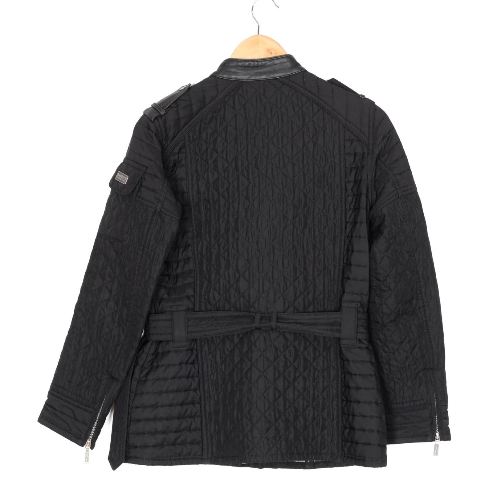 Barbour BARBOUR Jacket Women Quilted VANIER BELTED QUILT BARBOUR INTERNATIONAL MID-LENGTH Black 12 UK 12 EU 38 US 8 Mens? Size XL / US 12-14 / IT 48-50 - 3 Thumbnail