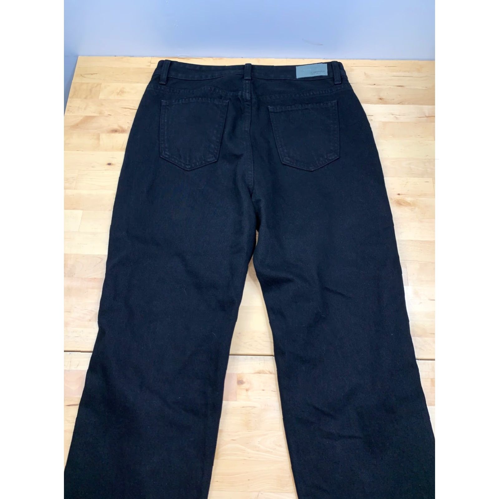Vintage NWT Carmar Womens Baggy Jeans Black 28 Size Festival 90s Womens? Size 28" / US 6 / IT 42 - 3 Thumbnail