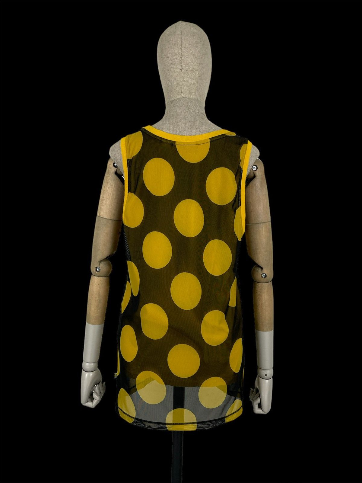 Adidas × Pharrell PHARRELL WILLIAMS Trefoil Polka Dot Sleeveless Dress Top Tank T-Shirt M Size S / US 4 / IT 40 - 3 Thumbnail