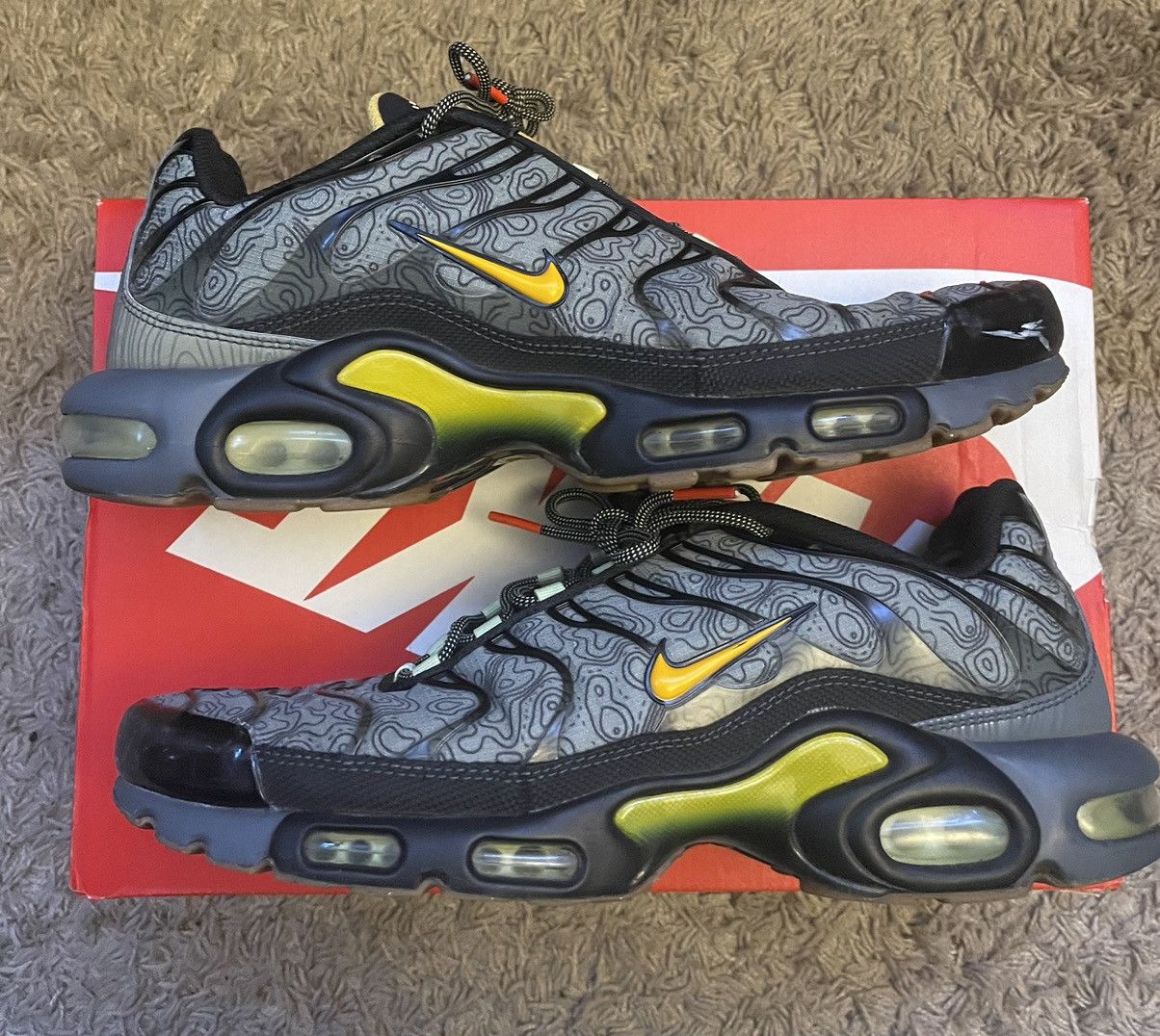 image of Nike Tn Air Max Plus “Fresh Perspective” Shoes in Green, Men's (Size 10)