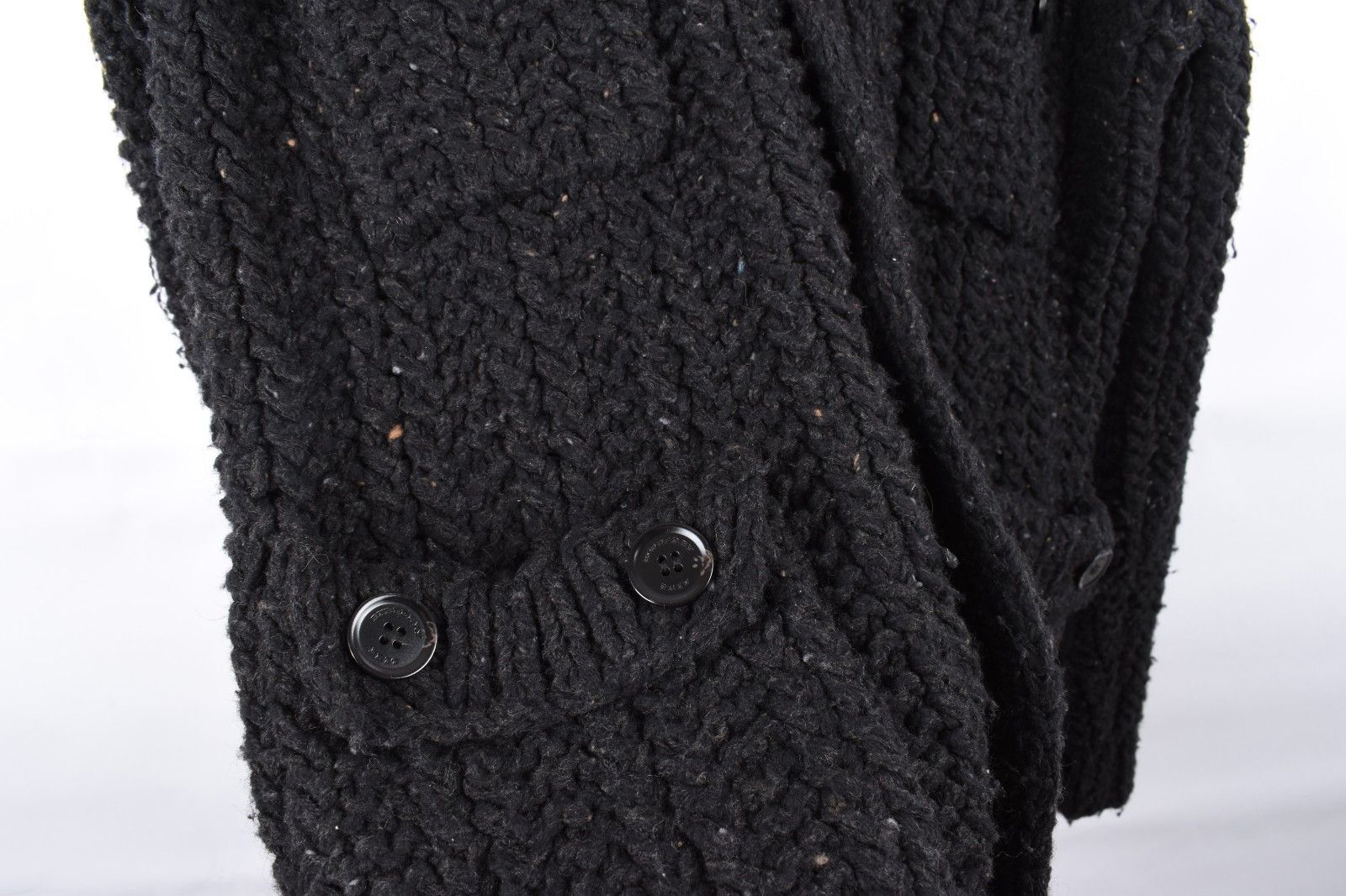 Burberry Burberry Men Sweater heavy knit zip button Size M/L, S1859 Size US M / EU 48-50 / 2 - 5 Thumbnail
