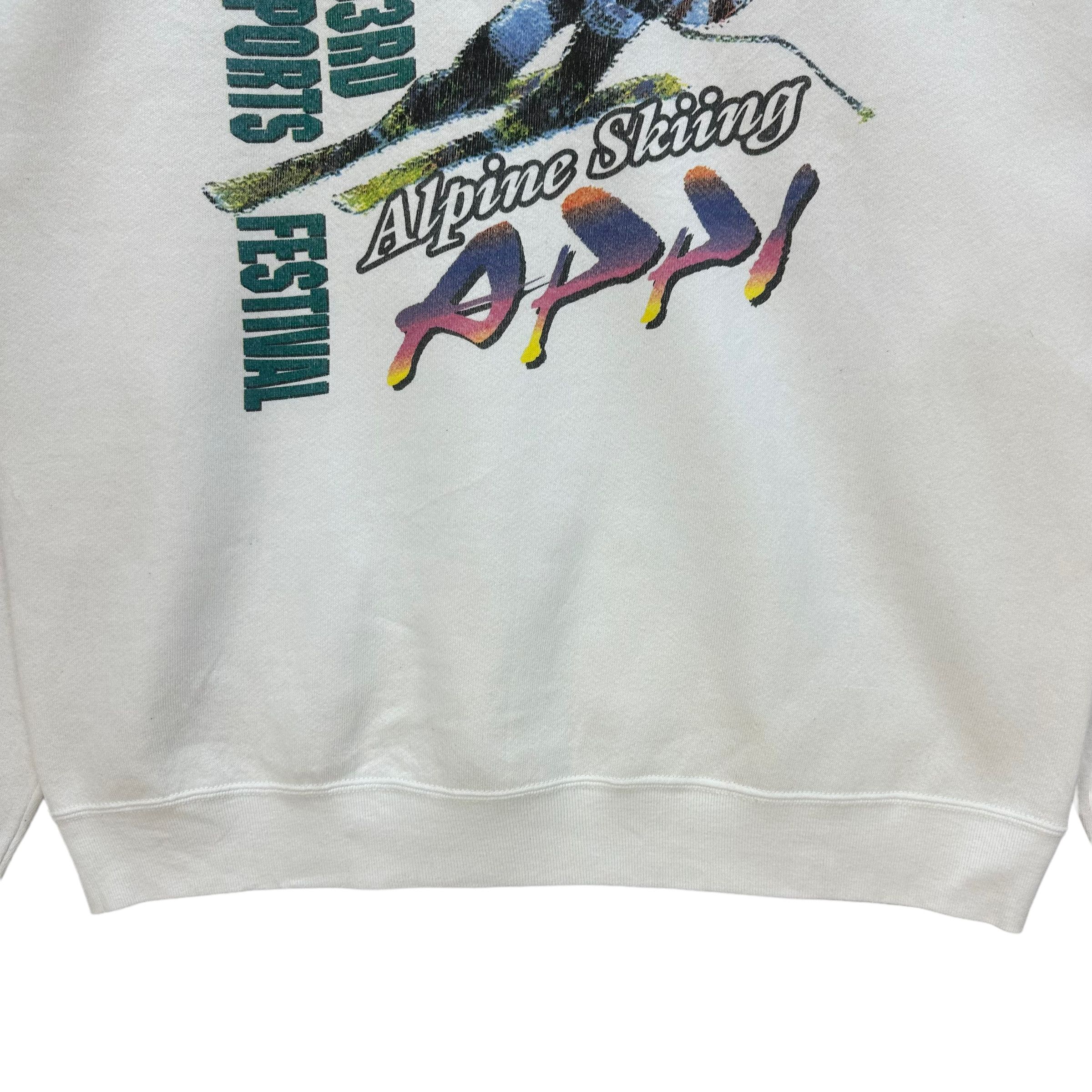 Vintage ALPINE SKIING APPI 1998 SPORTS FESTIVAL SWEATSHIRT #8461-010 Size US L / EU 52-54 / 3 - 4 Thumbnail