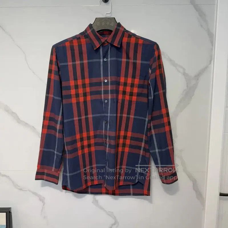 Burberry Burberry Long Sleeve Cotton Plaid Shirt. Size US M / EU 48-50 / 2 - 1 Thumbnail