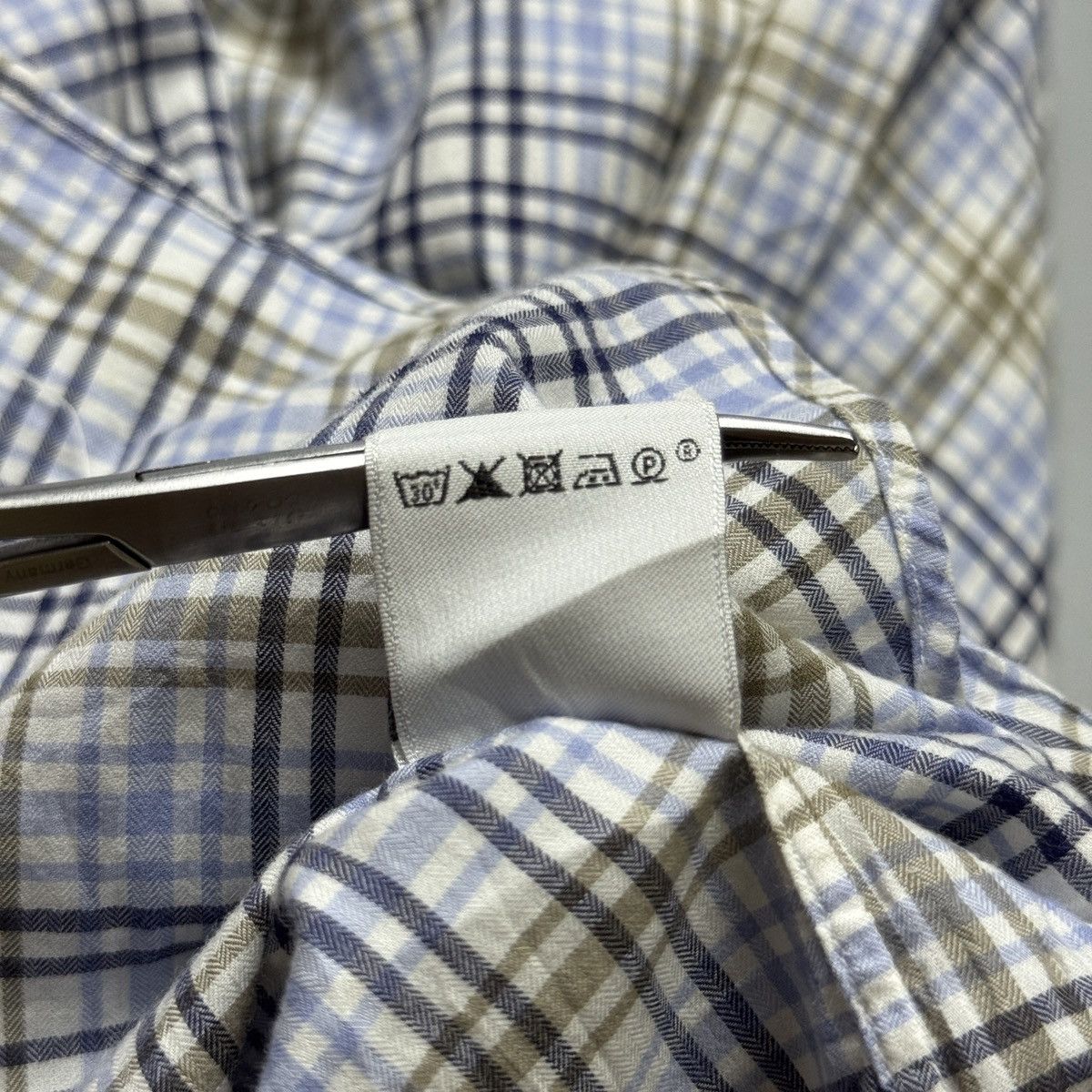 Hermes Hermes - Tricolor Checkered Longsleeve Size US S / EU 44-46 / 1 - 10 Thumbnail