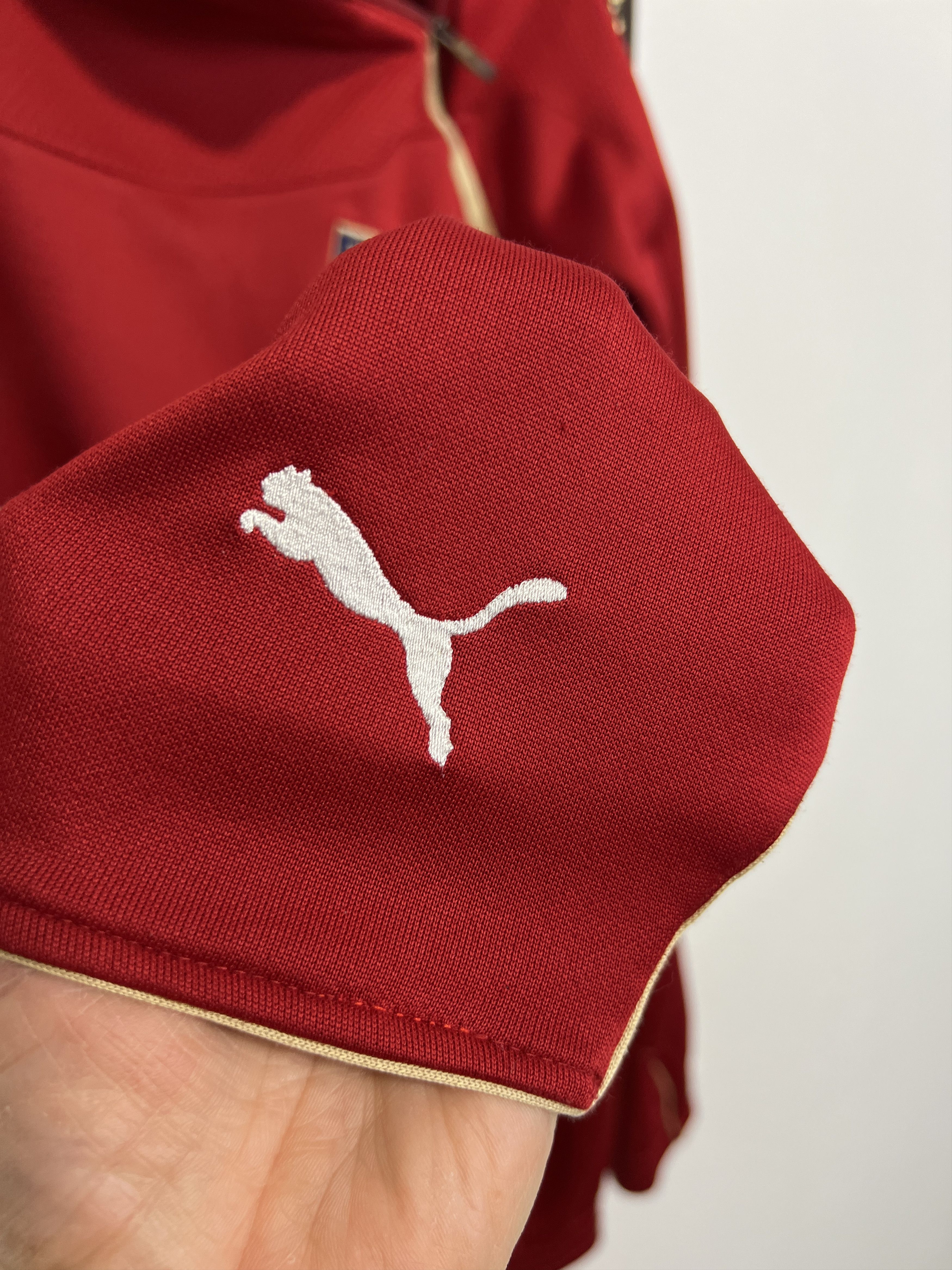 Puma Italy Football Player Issue Train Sweatshirt Jacket Maglia Size US L / EU 52-54 / 3 - 6 Thumbnail