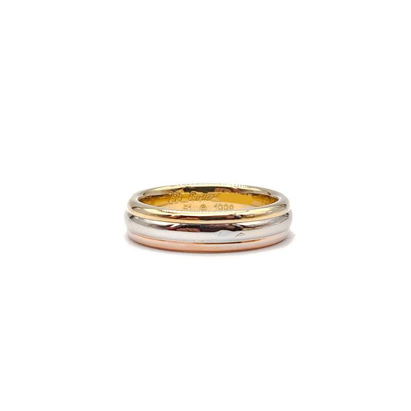 Trinity Bandi Ring in White, Women's