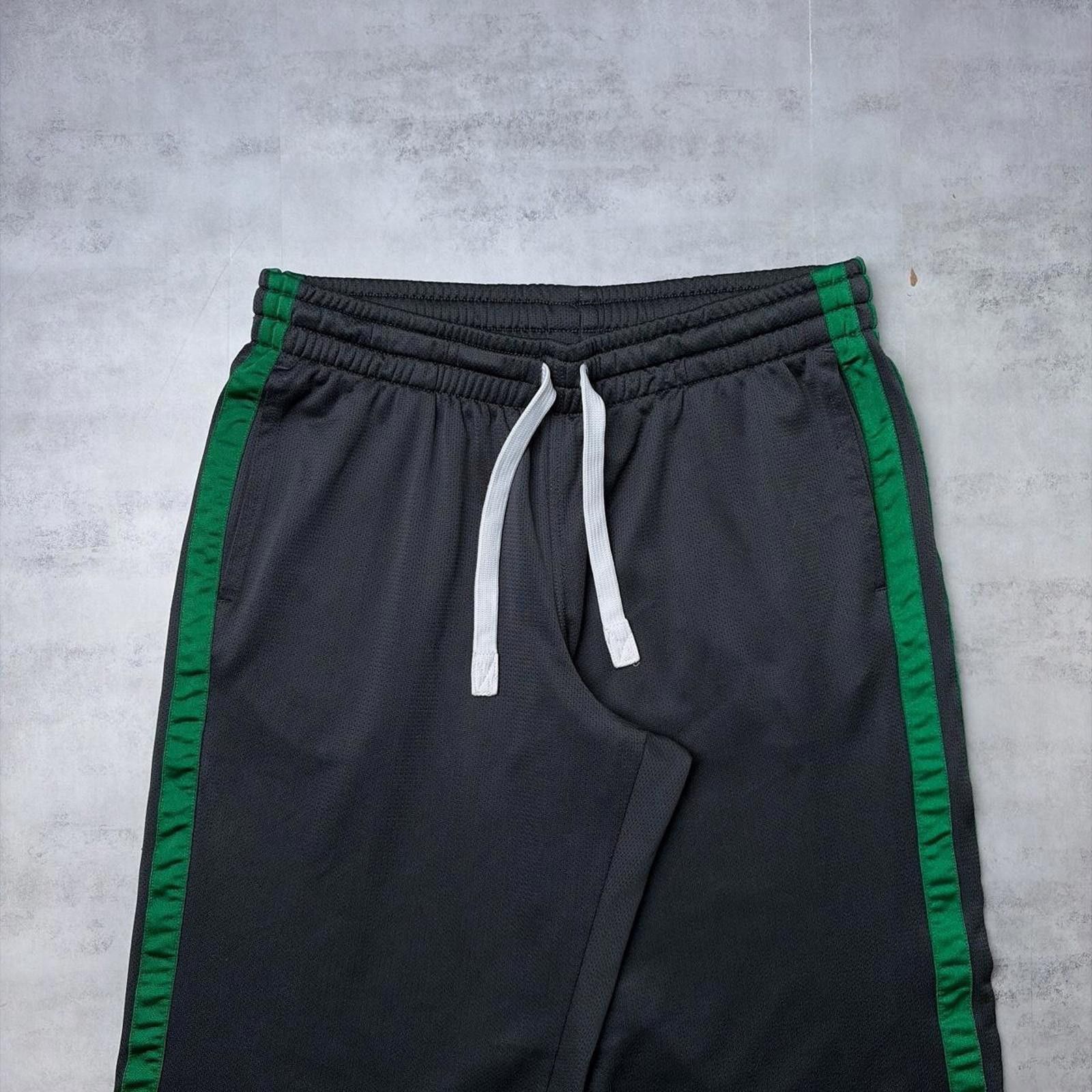 Nike Y2K Grey Nike Grunge Striped Baggy Skater Sweatpants Size US 34 / EU 50 - 2 Thumbnail