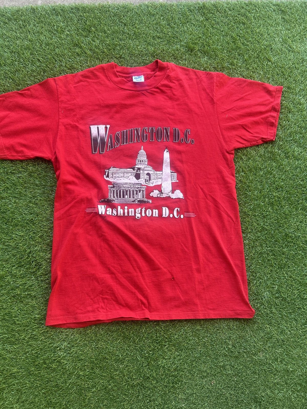 Vintage Vintage 90s Washington D.C. Souvenir T Shirt Size US L / EU 52-54 / 3 - 1 Thumbnail