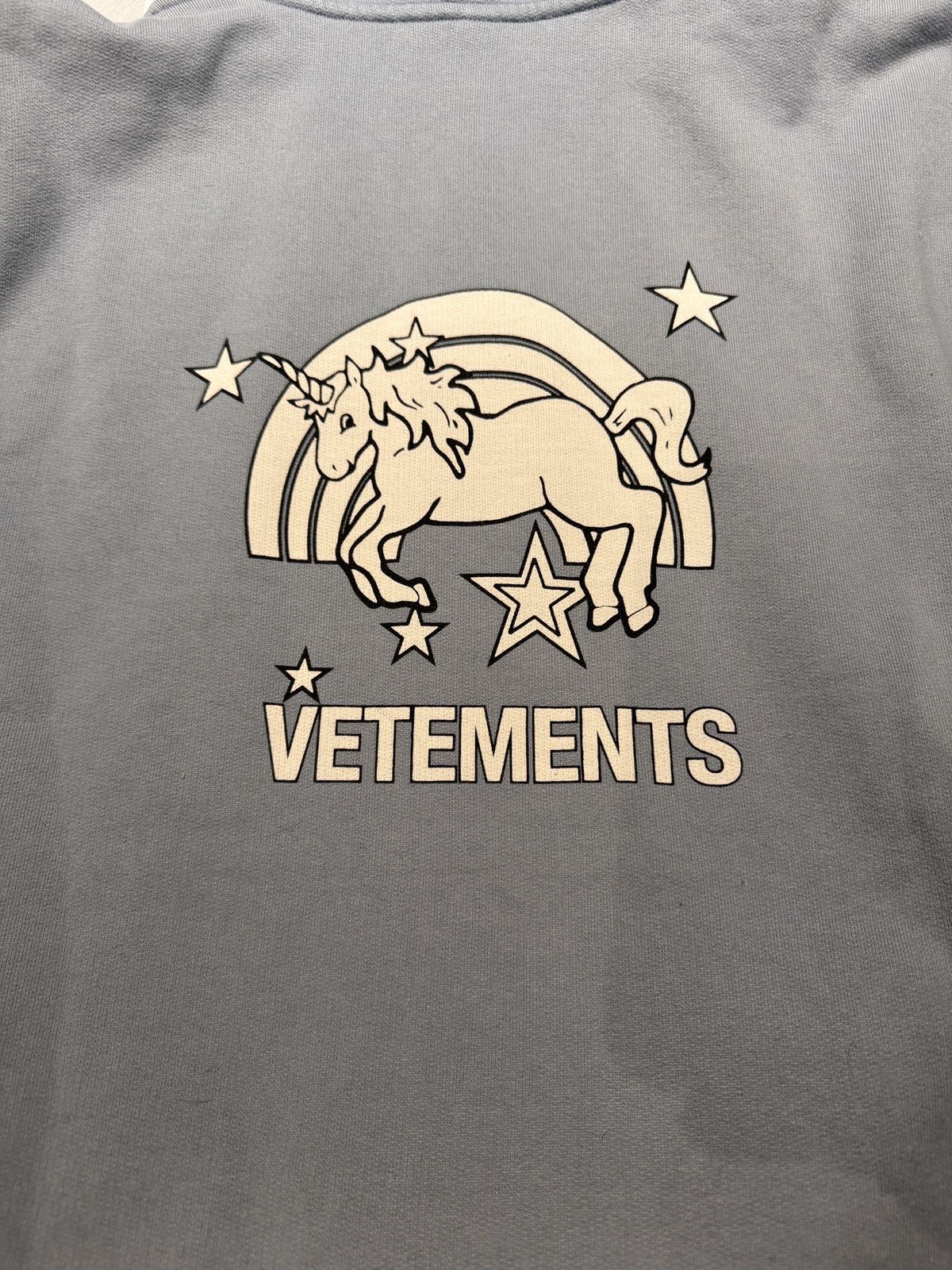 Balenciaga × Vetements VETEMENTS “Unicorns and Rainbows” oversized hoodie Size US M / EU 48-50 / 2 - 11 Thumbnail