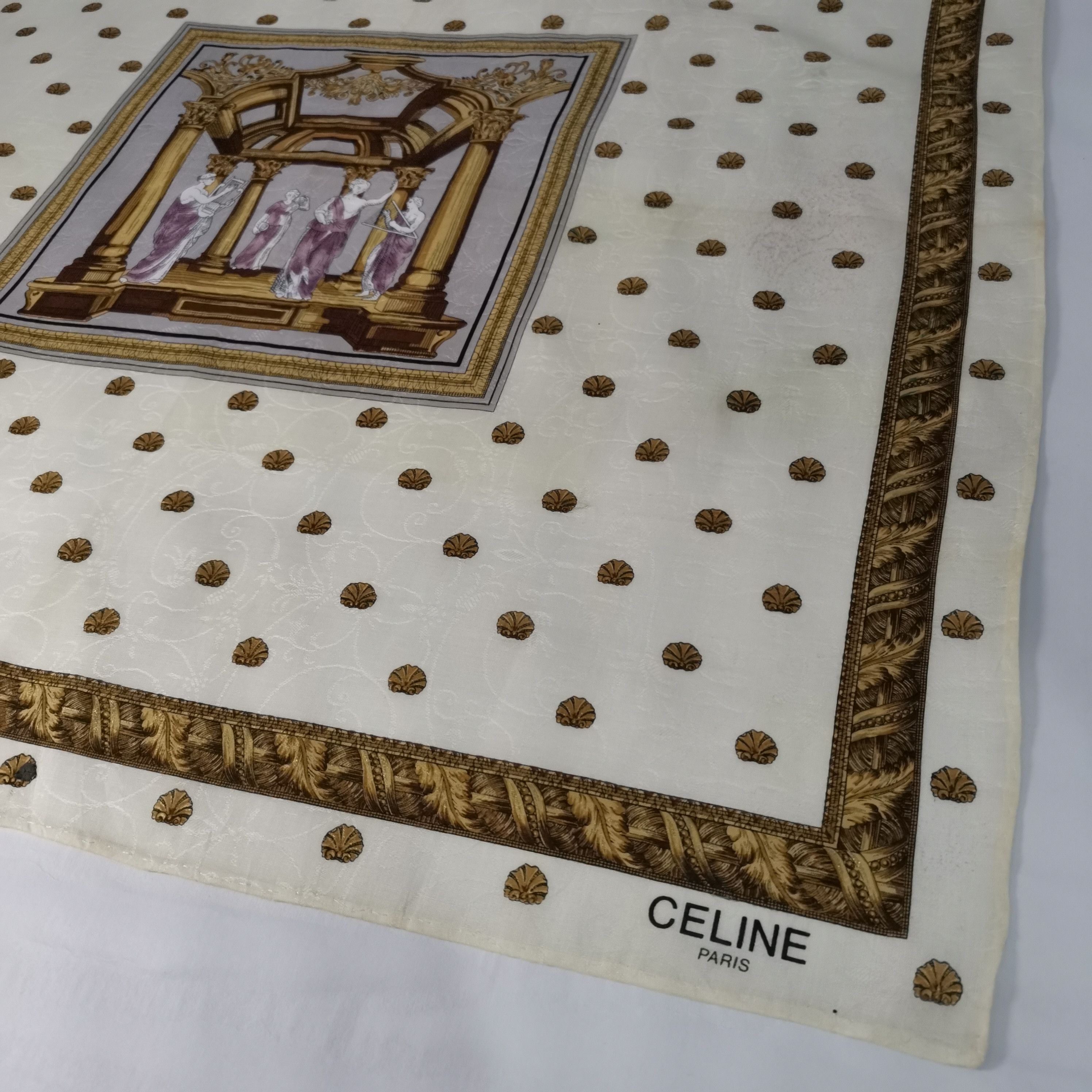 Celine CELINE HANDKERCHIEF/ BANDANA/ SCARF Size ONE SIZE - 5 Thumbnail