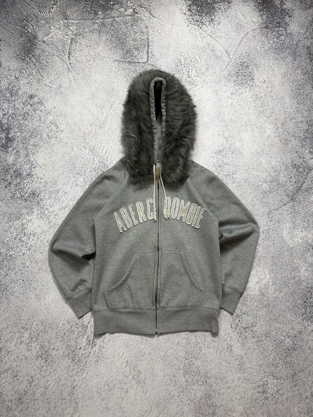Abercrombie & Fitch Y2K Abercrombie & Fitch Faux Fur Zip Up Hoodie Cyber Size US M / EU 48-50 / 2 - 2 Thumbnail
