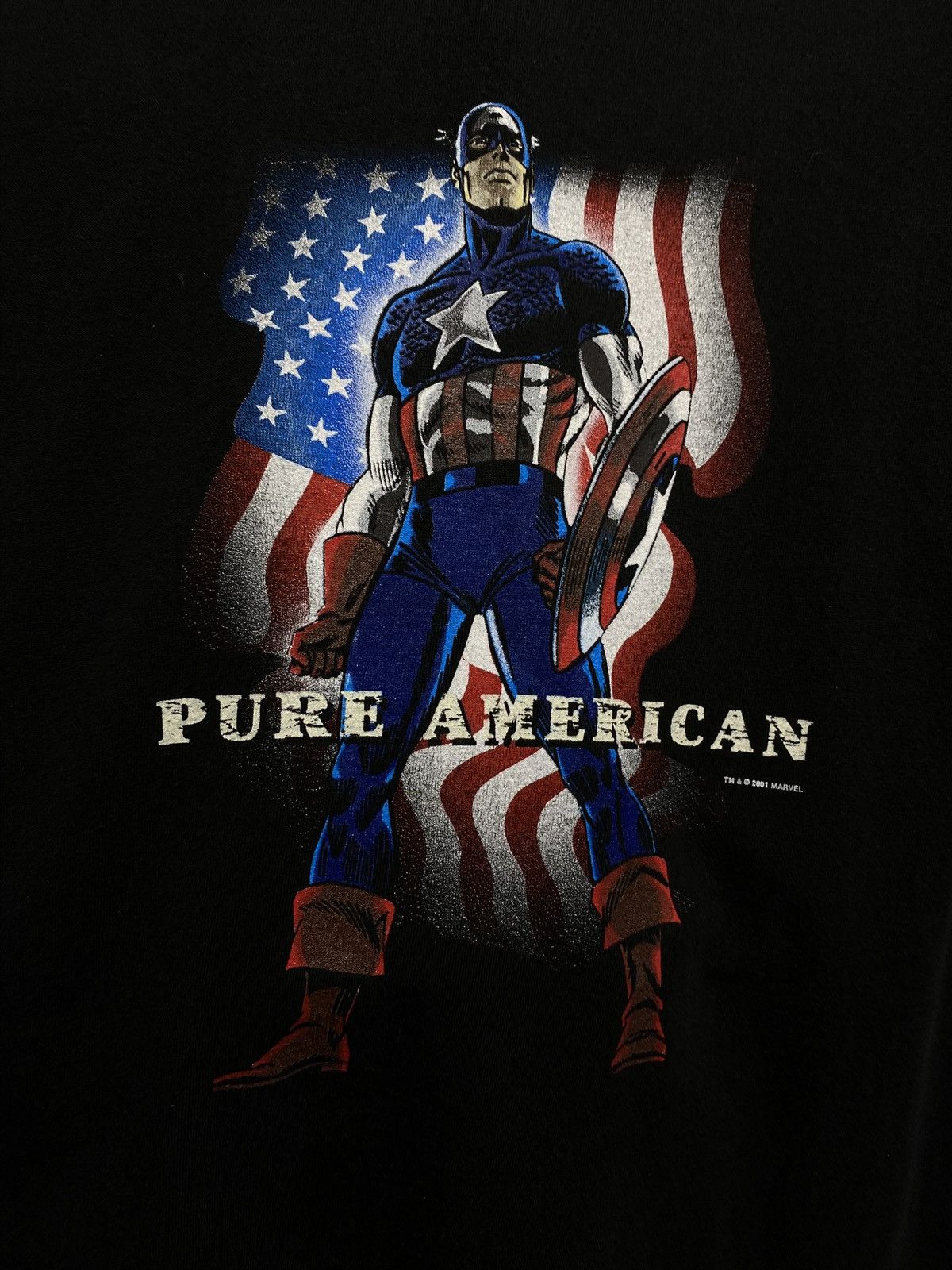 Marvel Comics Vintage Captain America Marvel Comics Tee Shirt Large Size US XL / EU 56 / 4 - 2 Thumbnail