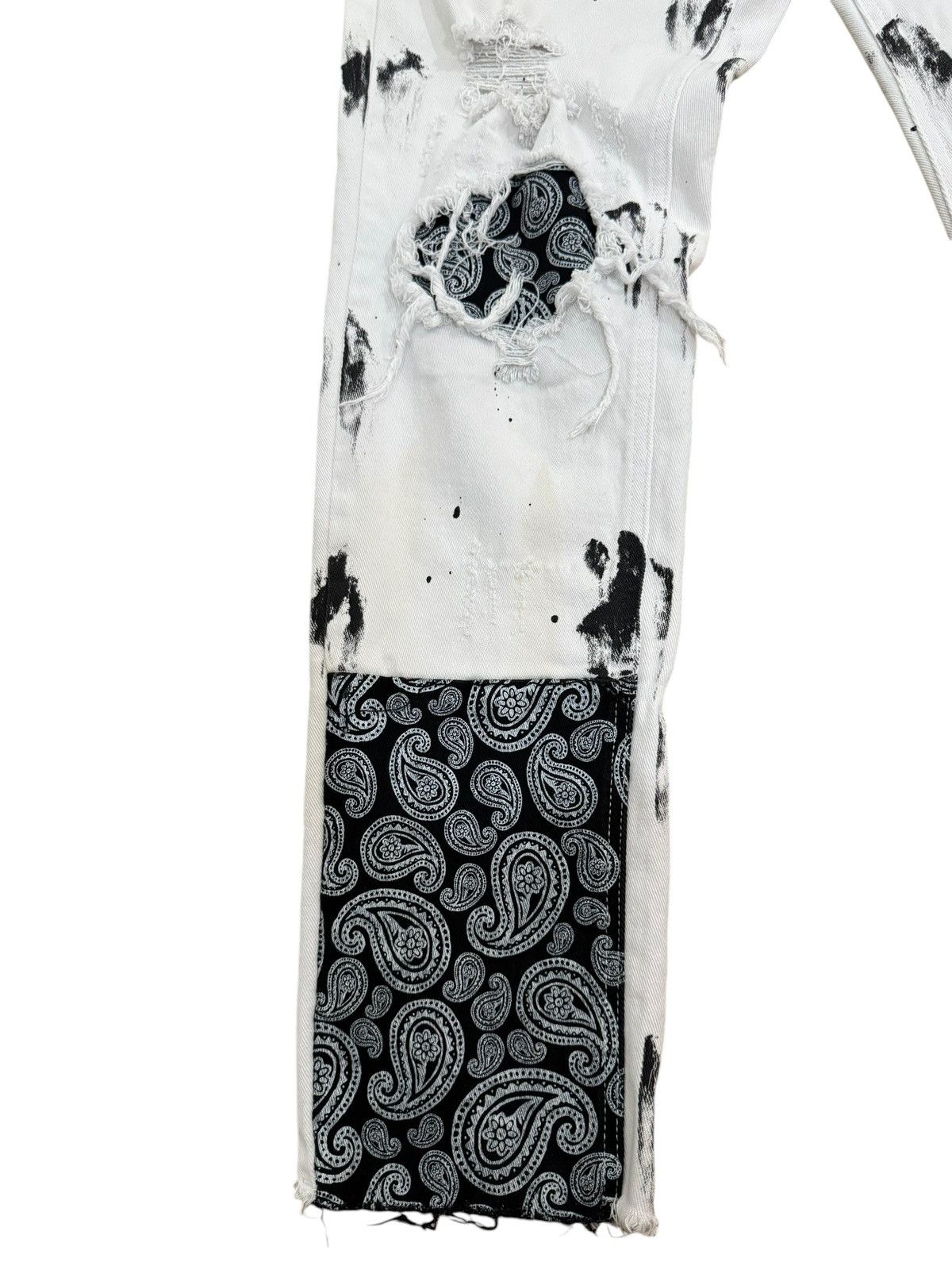 Japanese Brand × Kapital Japanese Brand Novamen Distressed Bandana Destroyed Jeans Size US 34 / EU 50 - 14 Thumbnail
