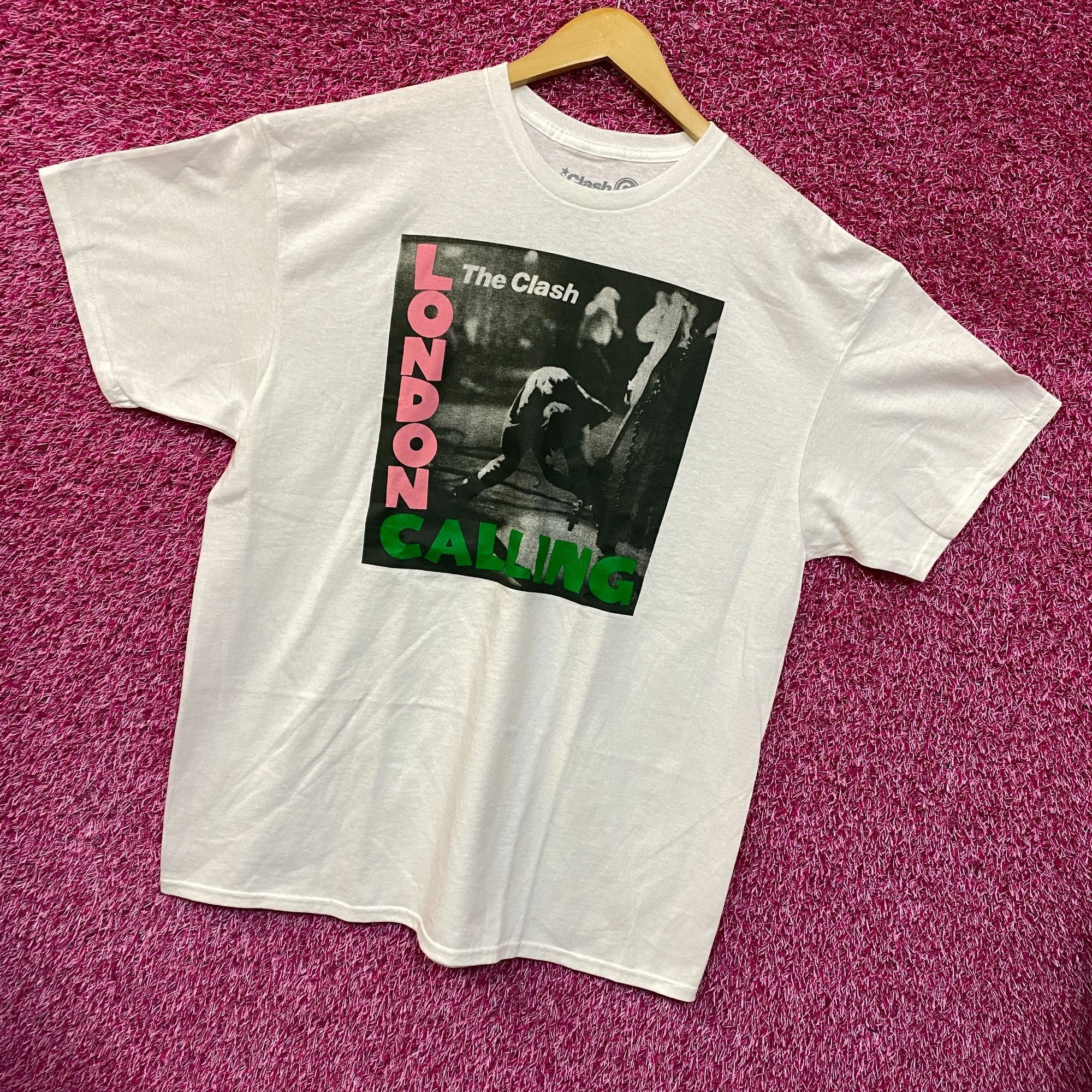 Band Tees The Clash London Calling Album Cover Post Punk Band Tee extr Size US XL / EU 56 / 4 - 3 Thumbnail