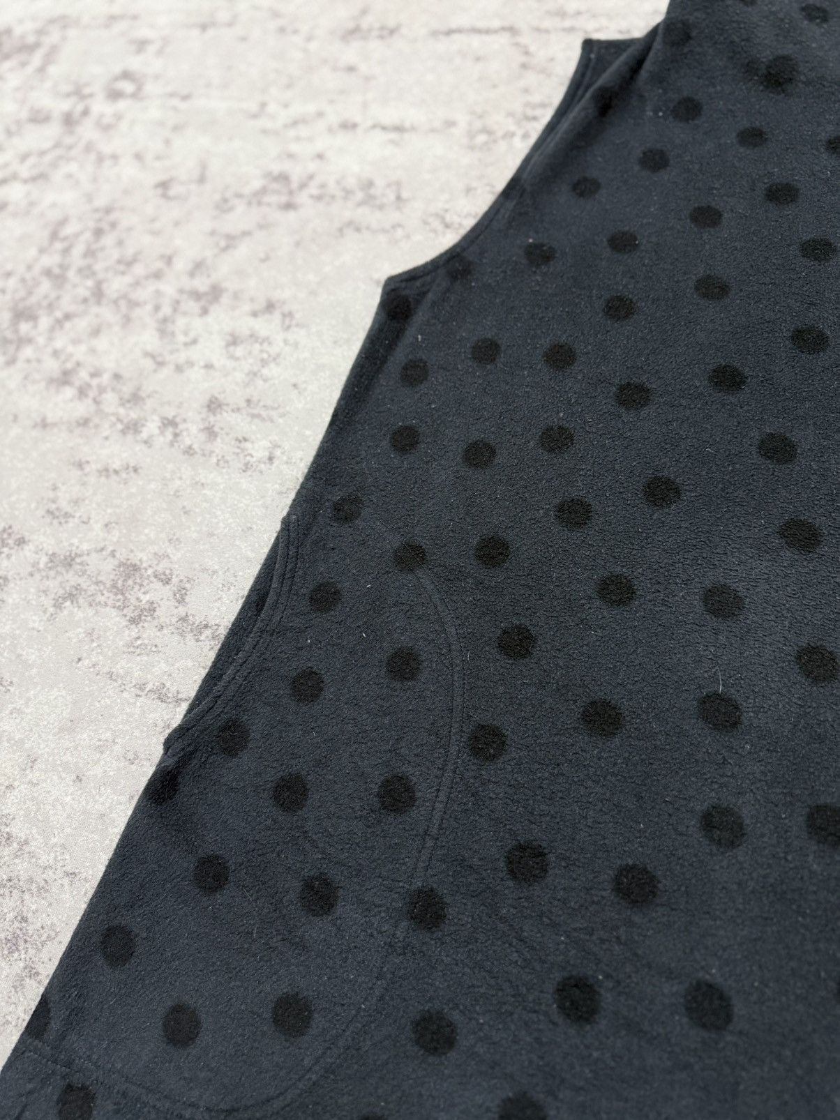 Yohji Yamamoto Y’s for living polkadot turtle neck fleece tunic dress Size M / US 6-8 / IT 42-44 - 5 Thumbnail