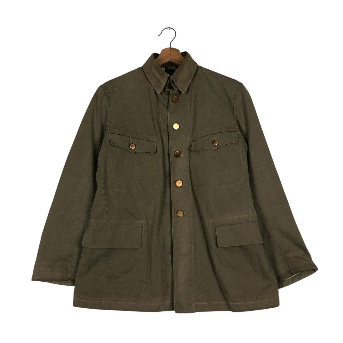 Vintage 🔥TRUE VINTAGE 60’s MILITARY CHORE WORK BUTTON Size US S / EU 44-46 / 1 - 1 Thumbnail