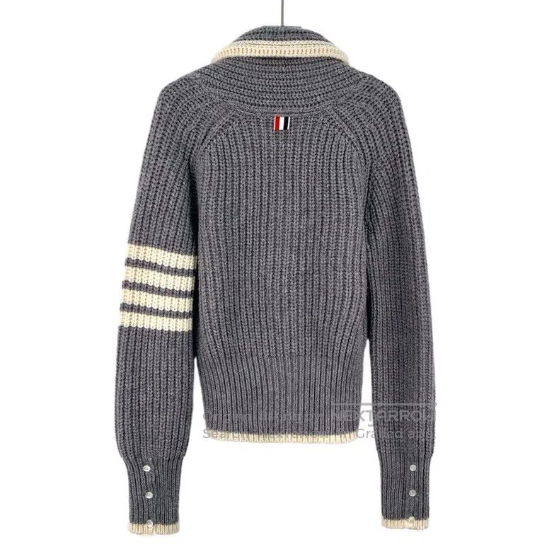 Thom Browne Thom Browne Knitted cardigan jacket Size US XS / EU 42 / 0 - 2 Thumbnail