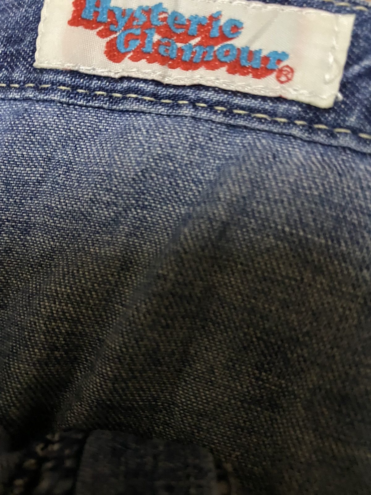 Hysteric Glamour × Vintage Vintage Hysteric Glamour Star Denim Skirt Size 28" / US 6 / IT 42 - 10 Thumbnail