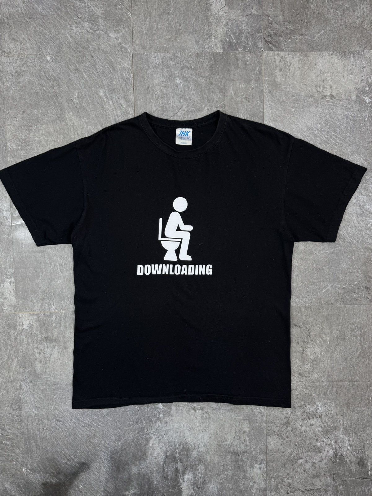 Vintage Vintage Fanny T-Shirt WC Downloading Toilet Humor Graphic Size US L / EU 52-54 / 3 - 1 Thumbnail