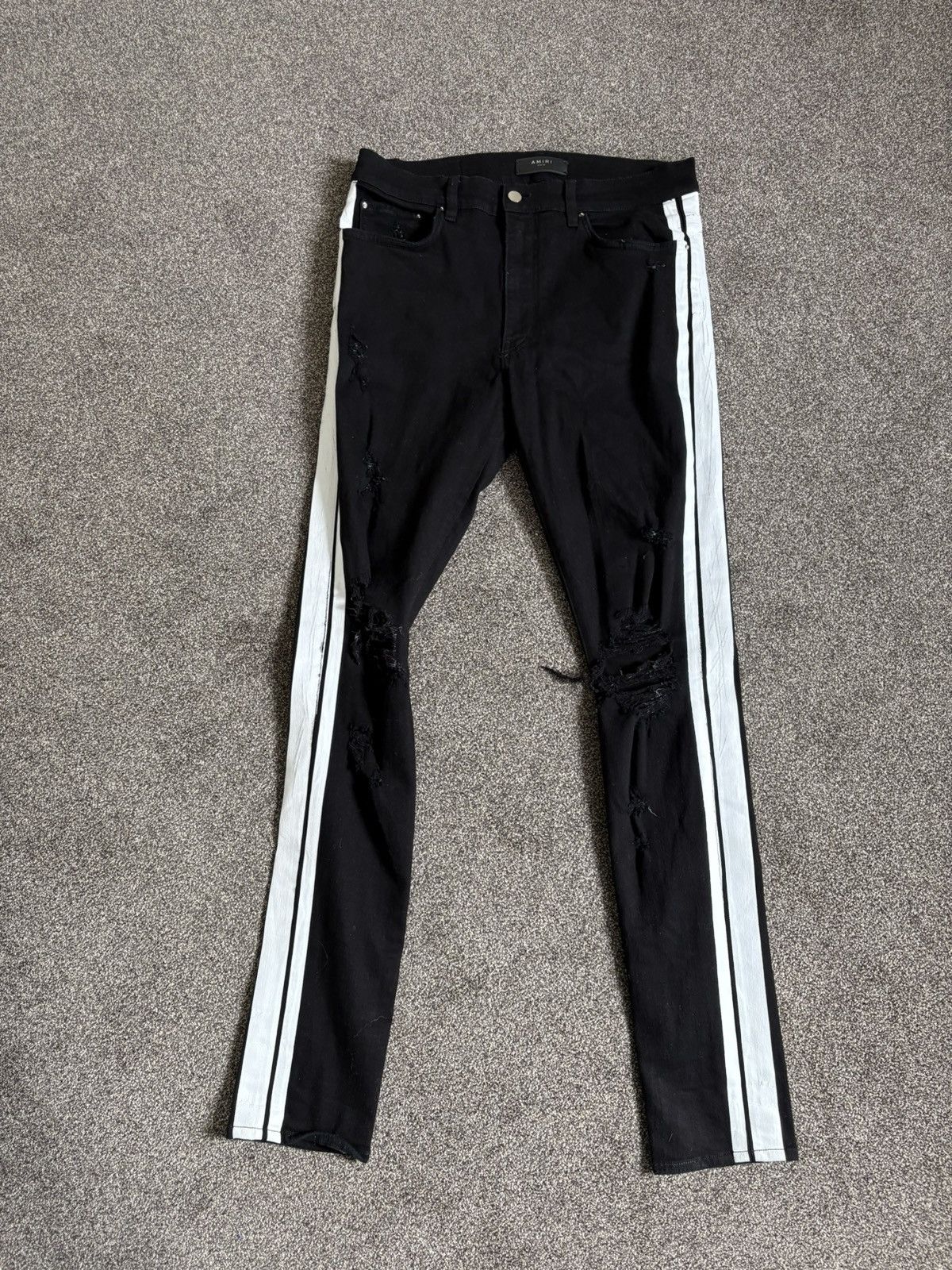 Amiri Amiri Distressed Jeans Size US 34 / EU 50 - 1 Thumbnail