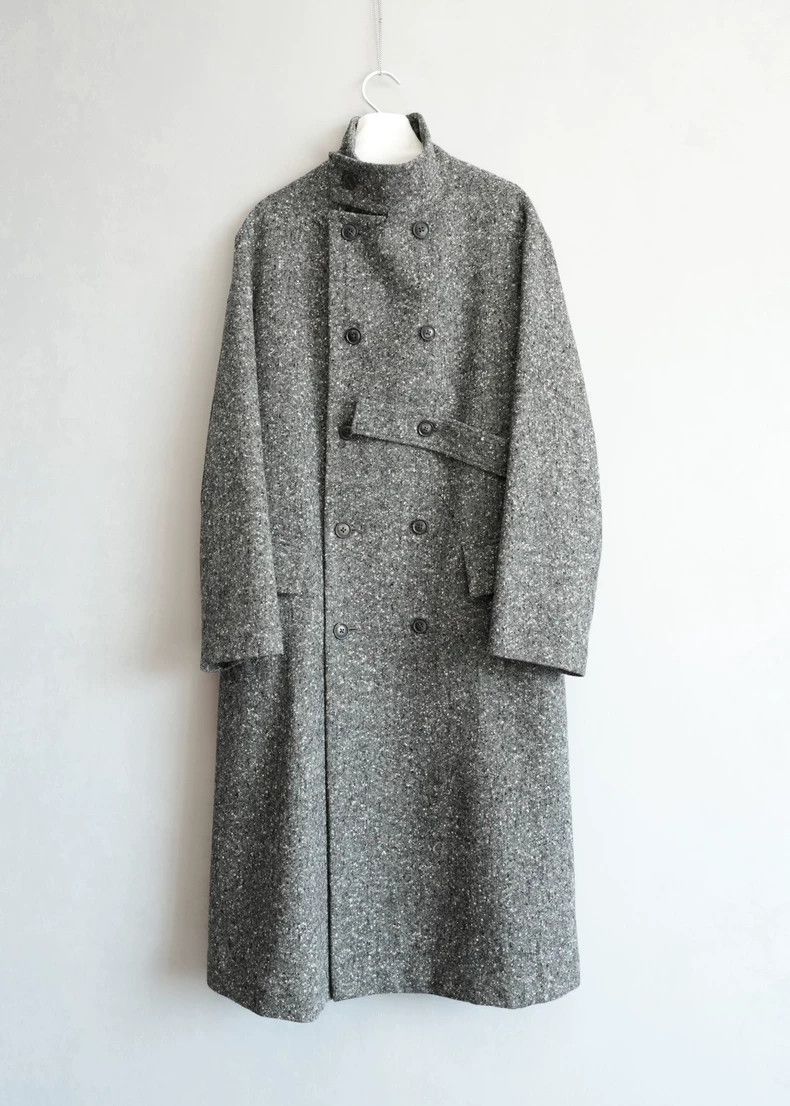Yohji Yamamoto Yohji Yamamoto18 AW double-breasted speckled coat 2503-Next Size US M / EU 48-50 / 2 - 2 Thumbnail