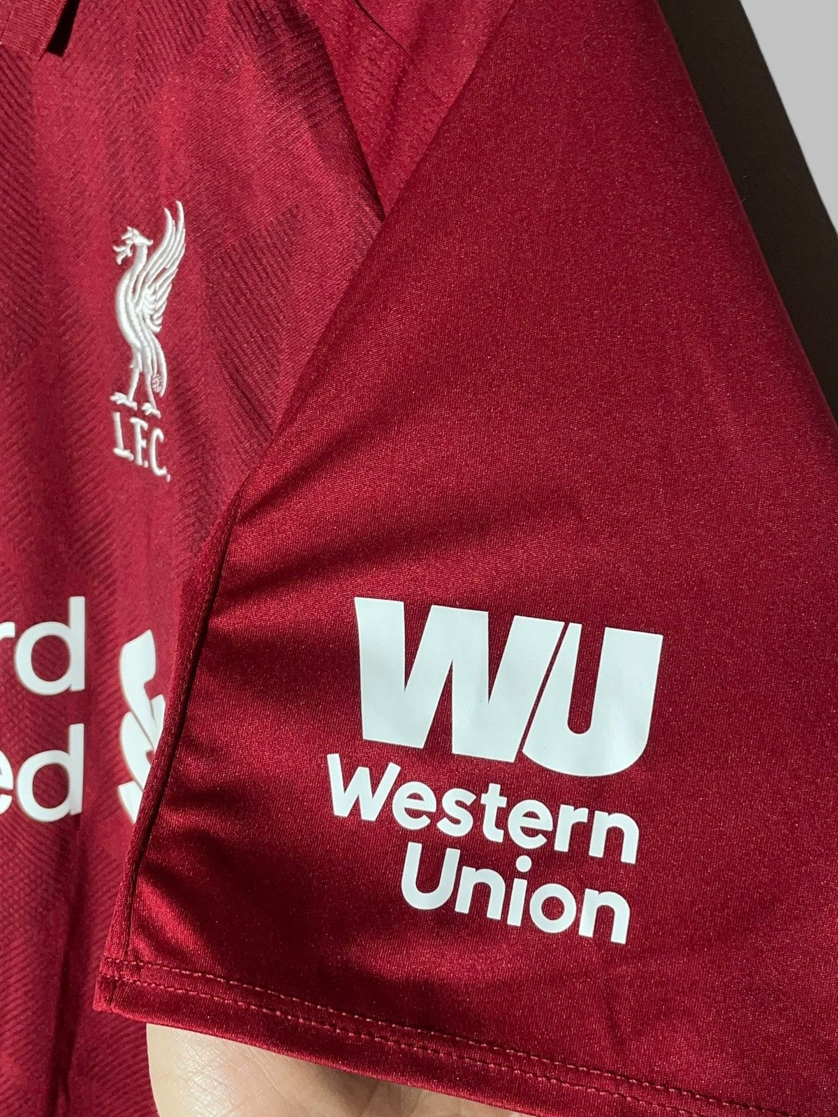 New Balance #11 Salah Liverpool New Balance 2018/19 Home Football Shirt Size US XL / EU 56 / 4 - 14 Thumbnail