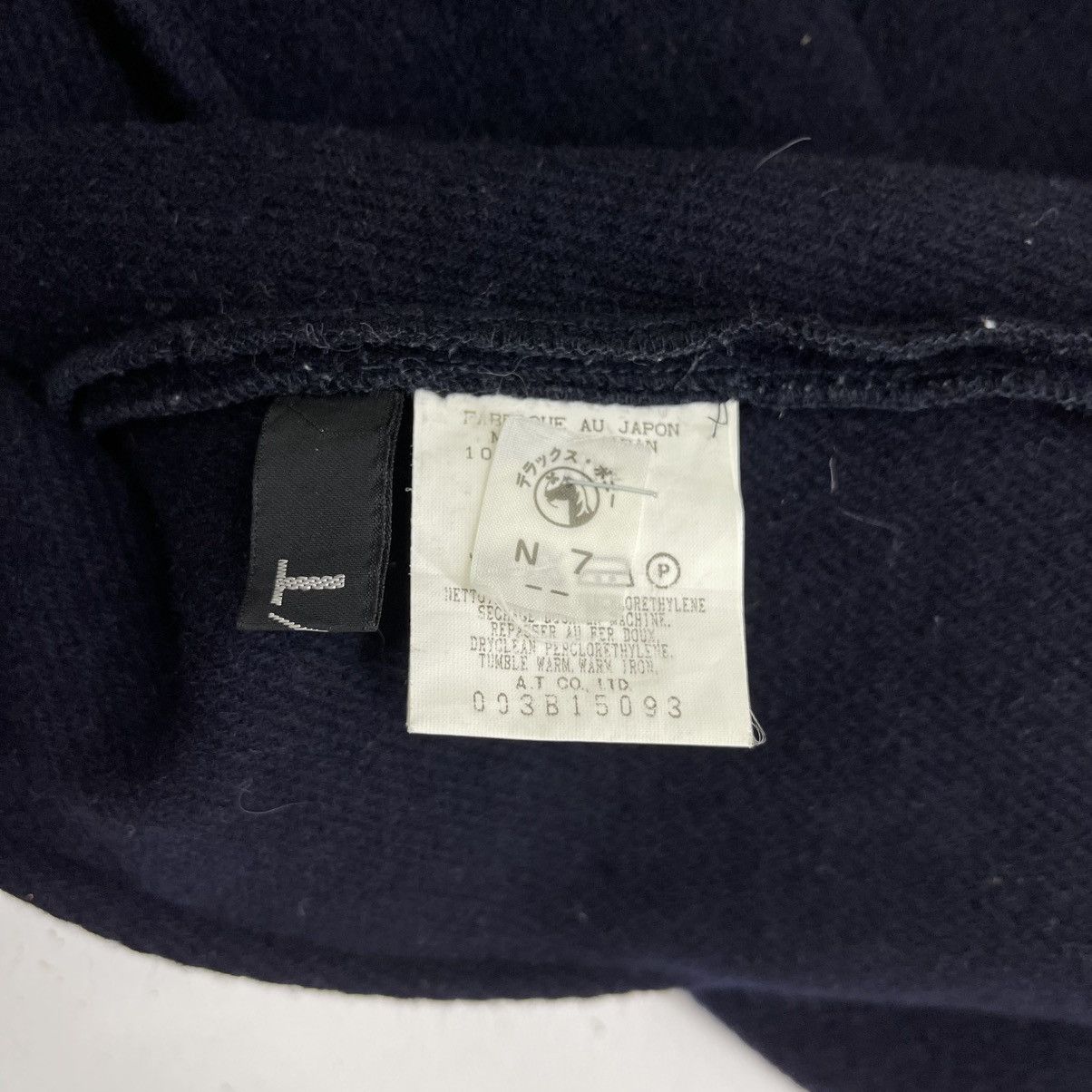 Japanese Brand A/T Sleeveless Top Dark Blue Size S / US 4 / IT 40 - 6 Thumbnail