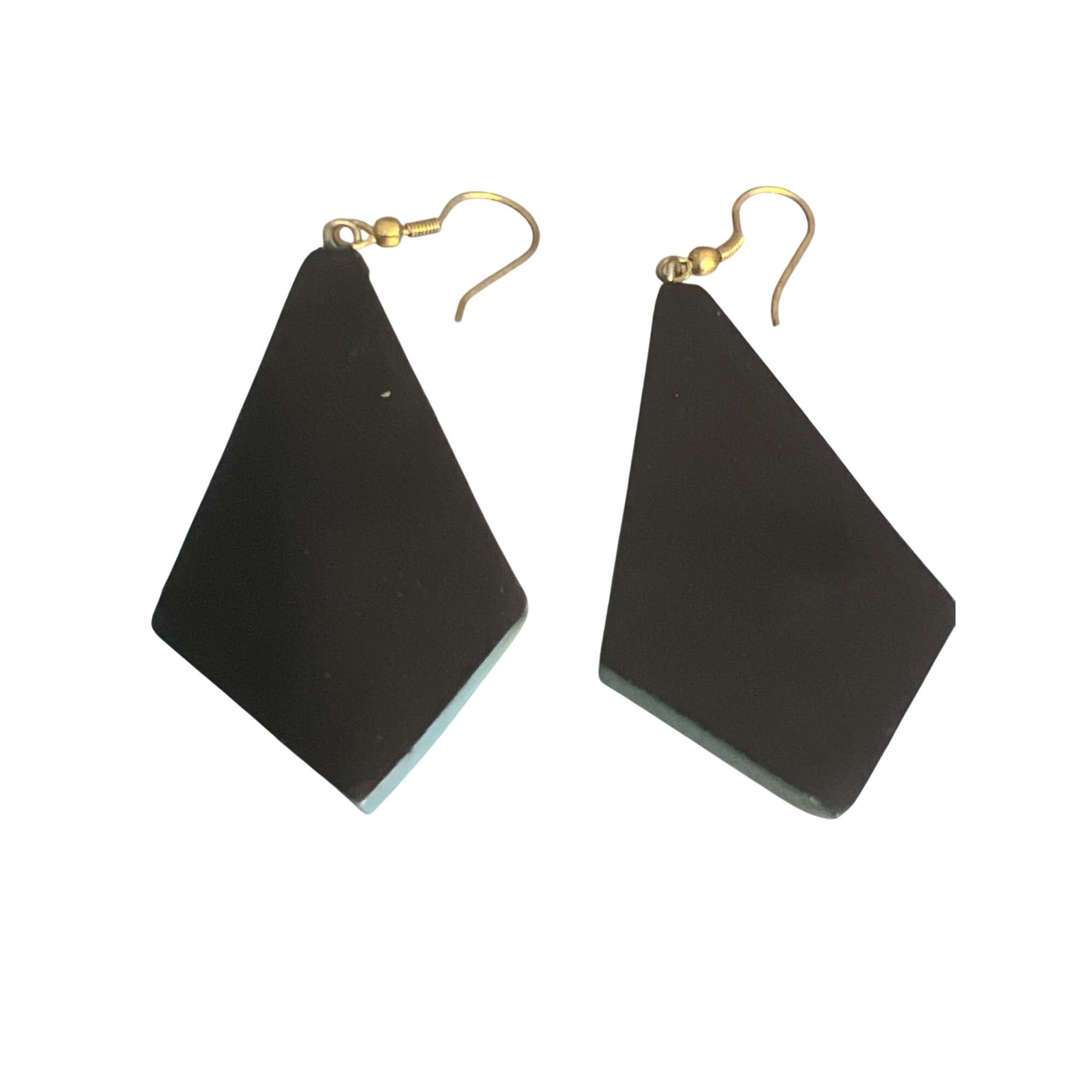 Other Painted Lacquered Bridgett Wallace Earrings Gold Tone Hooks Size ONE SIZE - 3 Thumbnail