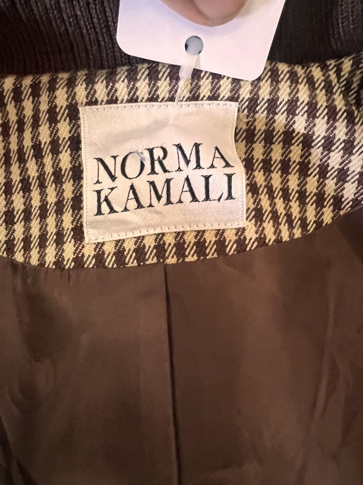 Norma Kamali Vintage Norma Kamali Wool Bomber Jacket Size M / US 6-8 / IT 42-44 - 6 Thumbnail