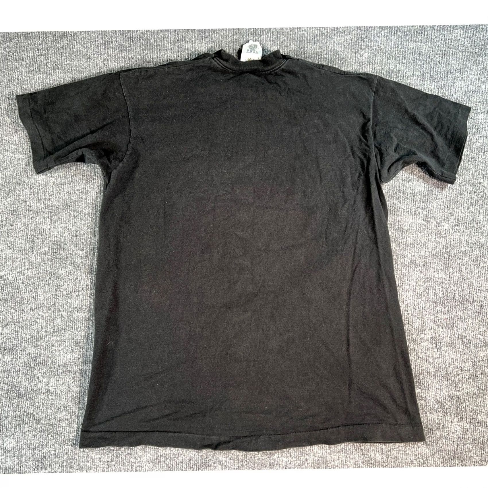 Logo 7 VINTAGE Kansas City Chiefs T-Shirt Mens L Black 1995 Single Stitch 90s Logo Size US L / EU 52-54 / 3 - 2 Thumbnail