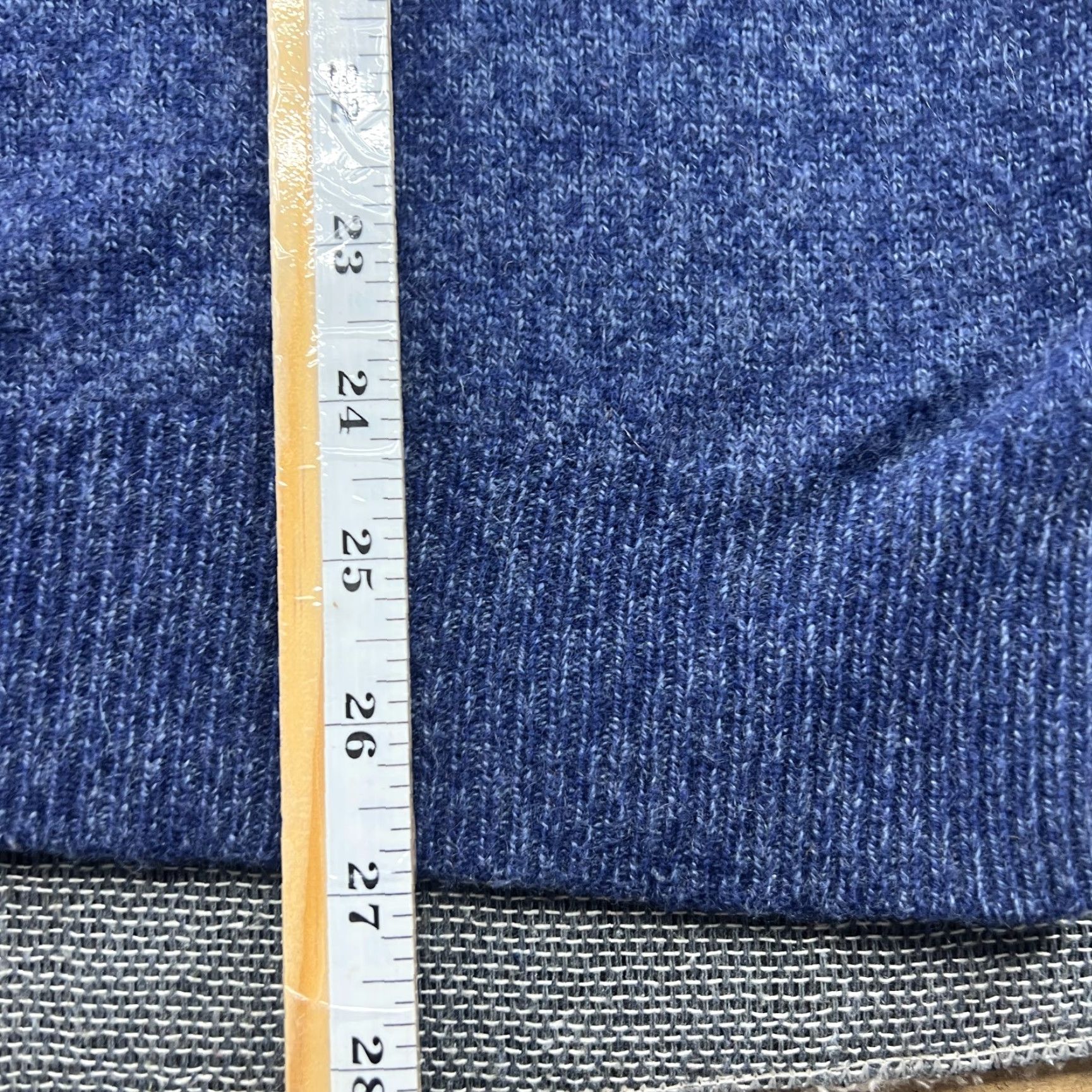 Vintage Authentic 100% Cashmere Sweater Mens 2XL Blue V Neck Pullover Jumper Shirt Size US XXL / EU 58 / 5 - 7 Thumbnail