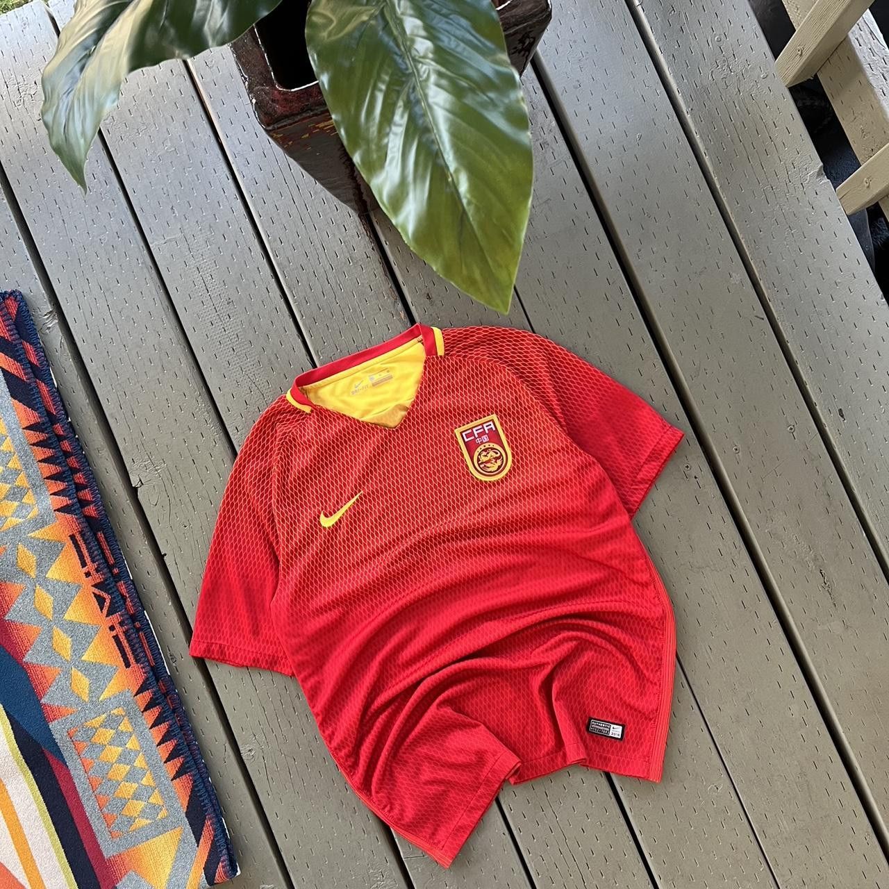 Nike × Vintage China Nike soccer jersey Size US S / EU 44-46 / 1 - 3 Thumbnail