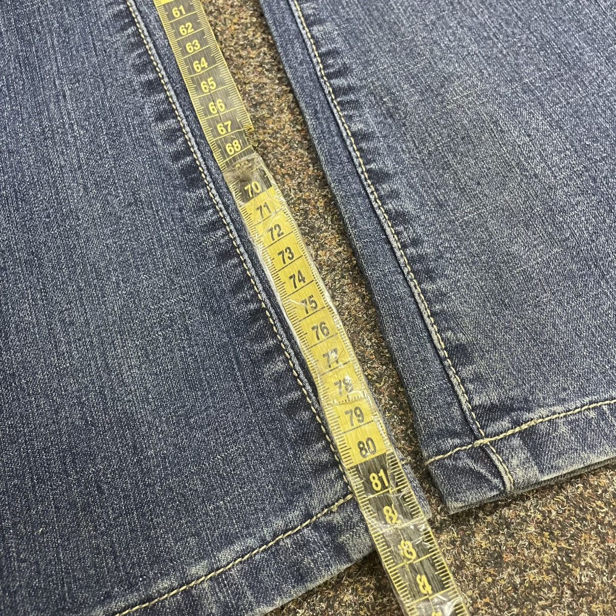 Vintage Vintage 90s Y2K Flared Jeans Distressed Wide Leg Skate 32 Size US 32 / EU 48 - 7 Thumbnail