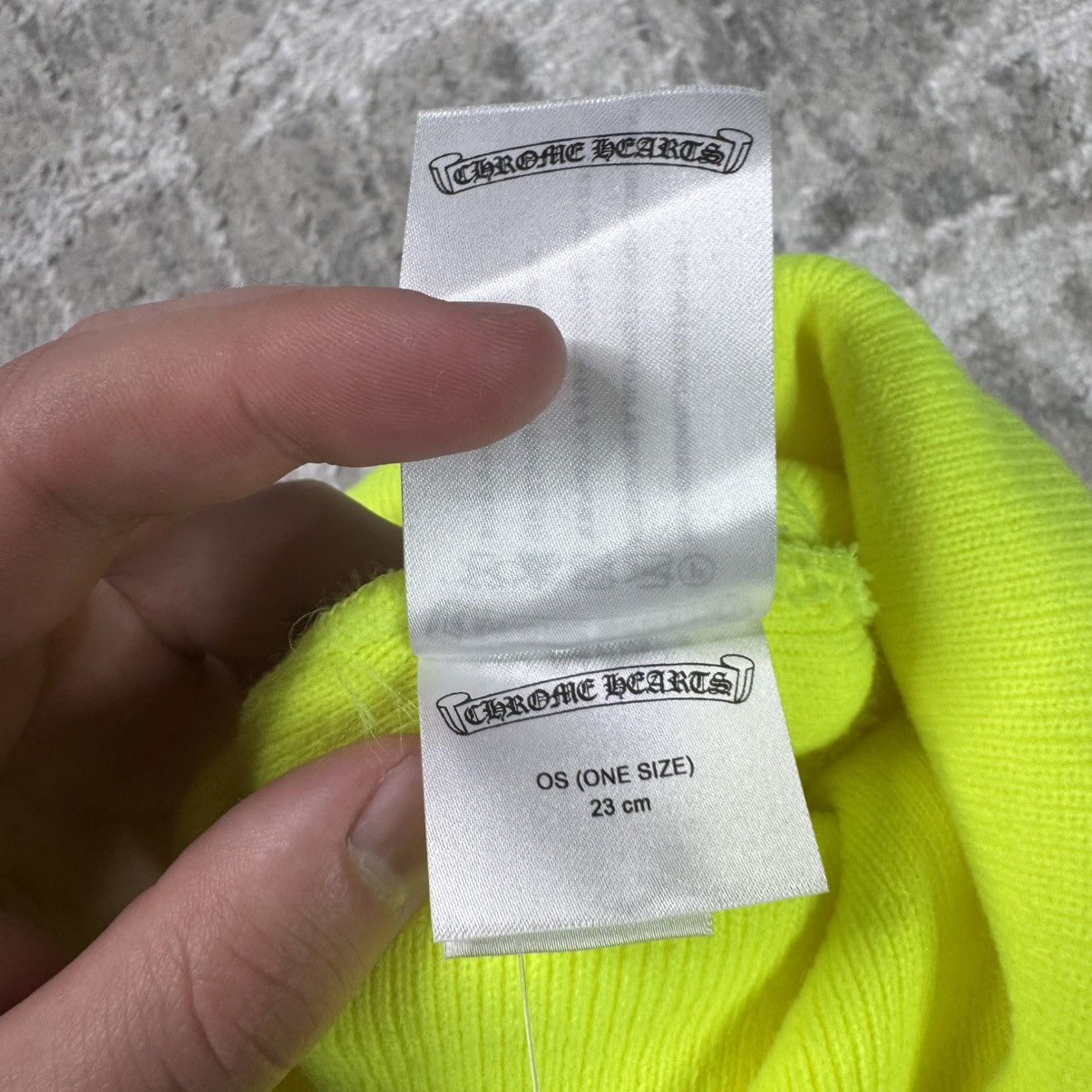 Chrome Hearts Embroidered logo CH beanie Size ONE SIZE - 6 Thumbnail