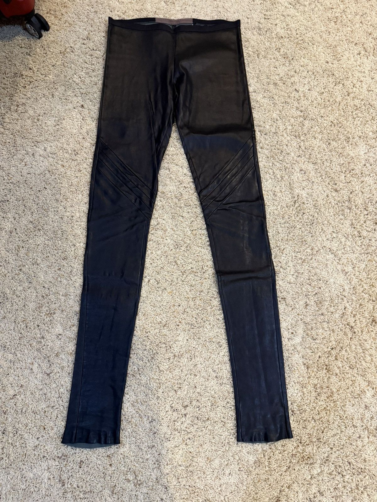 Rick Owens Lillies Leather Leggings