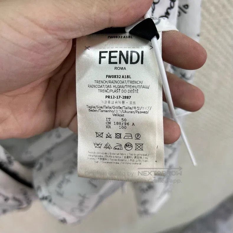 Fendi Fendi Graffiti Hand-Painted Full-Print Windbreaker Jacket Size US M / EU 48-50 / 2 - 4 Thumbnail