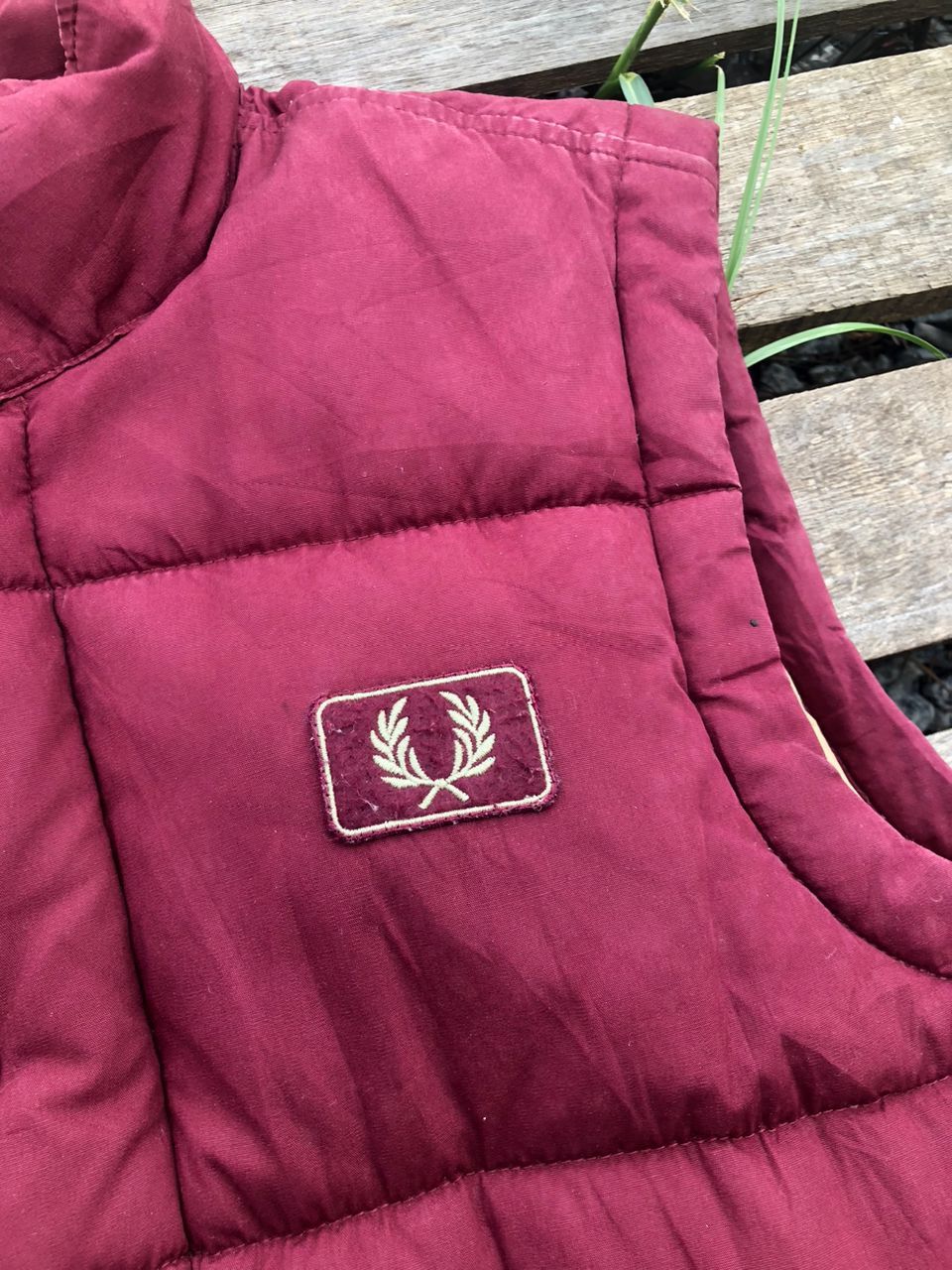 Fred Perry Fred Perry Maroon Puffer Vest Size US S / EU 44-46 / 1 - 6 Thumbnail