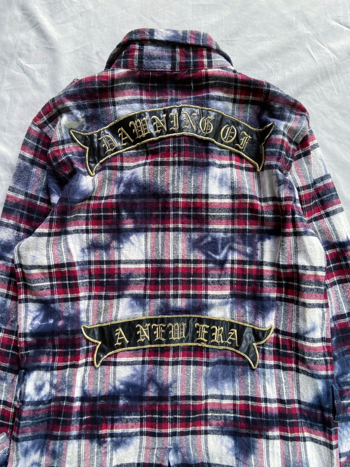 Japanese Brand PLACE PLAN TIE DYE BUTTON DOWN SHIRT COAT STYLE Size US L / EU 52-54 / 3 - 12 Thumbnail