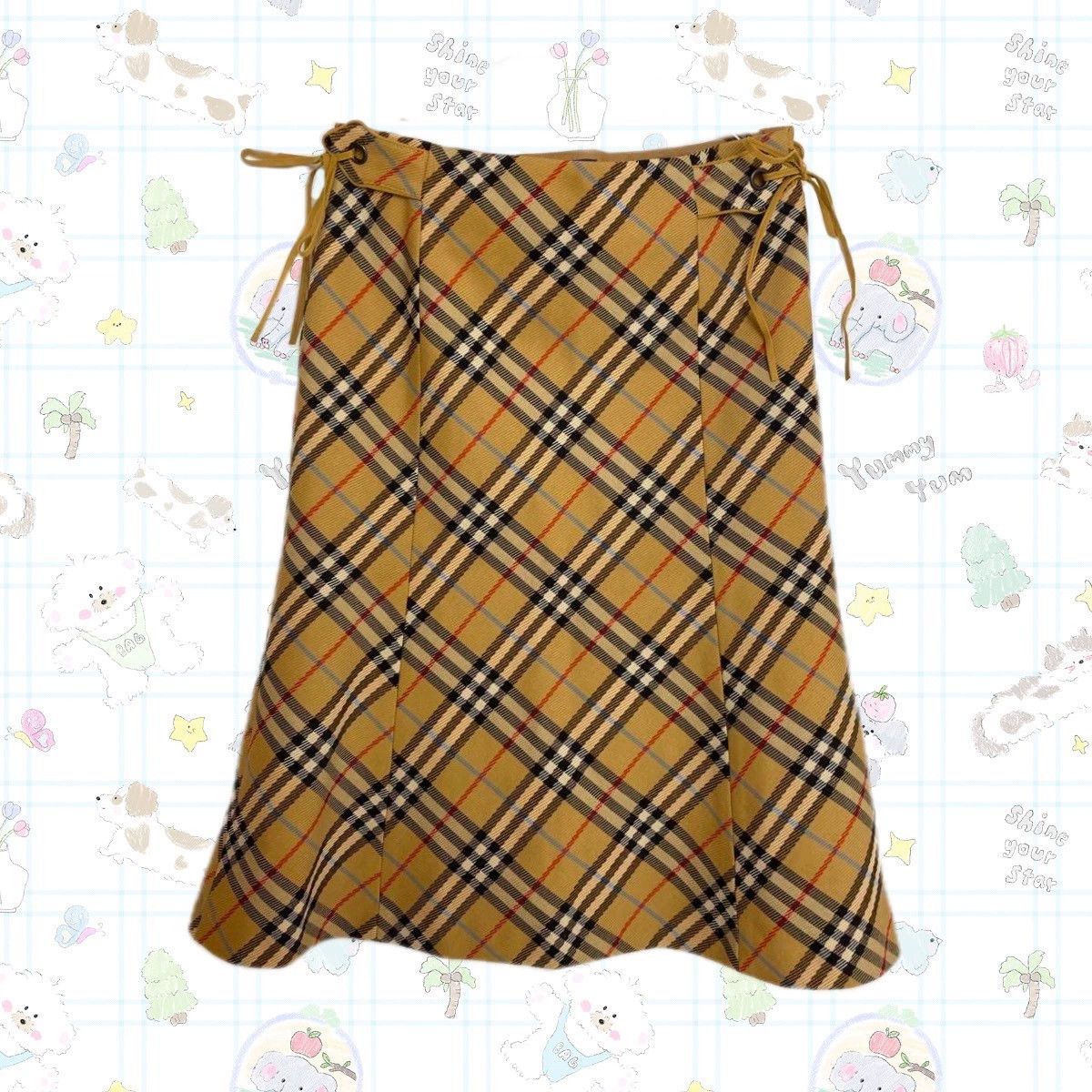 Burberry Vintage Plaid Bow Skirt - dmc