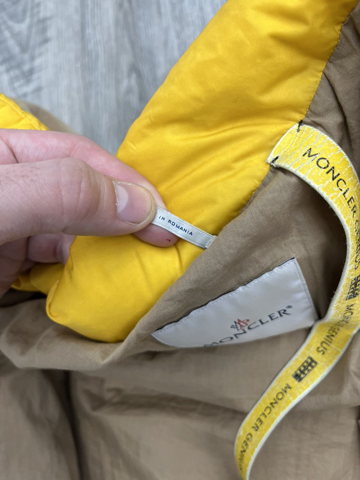 Fragment Design × Moncler Moncler fragment Palm Angels Yellow Logo-Embroidered Zip-Up Size US L / EU 52-54 / 3 - 7 Thumbnail