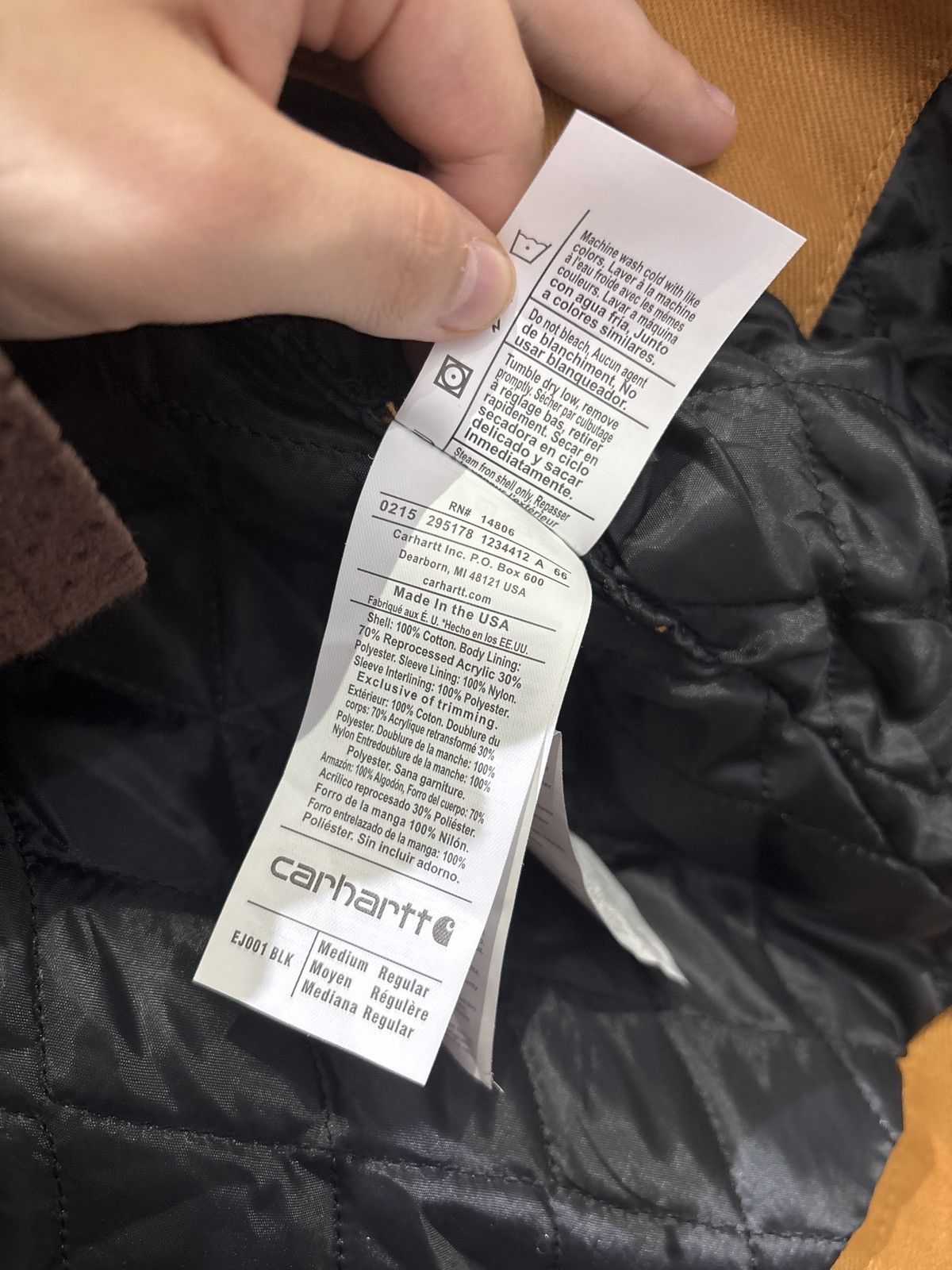 Carhartt Carhartt work wear jacket medium brown Size US M / EU 48-50 / 2 - 9 Thumbnail