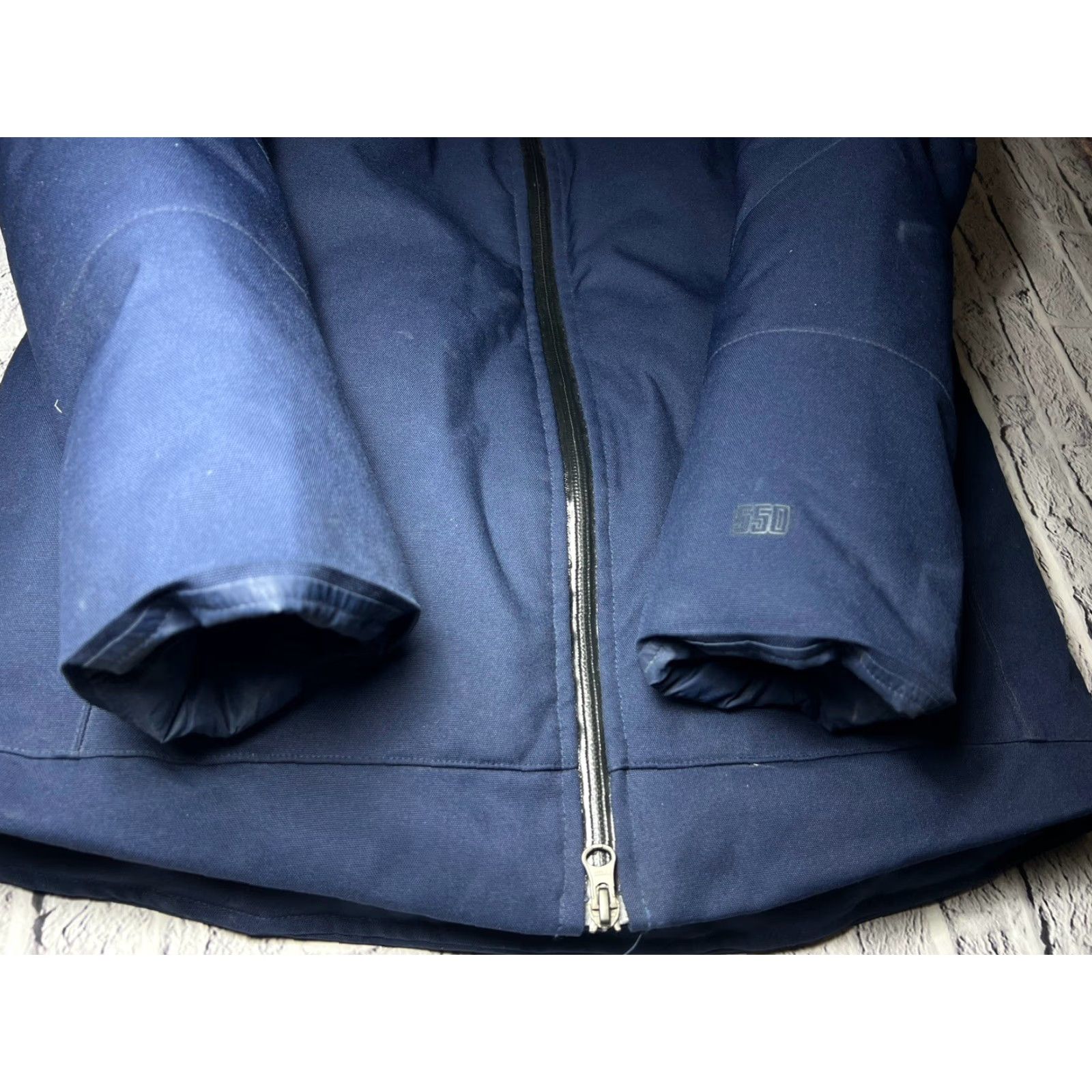 Nike VINTAGE Nike Storm-FIT Down Coat Ski Hooded Womens XXS Parka Blue حك Size XXS / US 00 / IT 34 - 6 Thumbnail