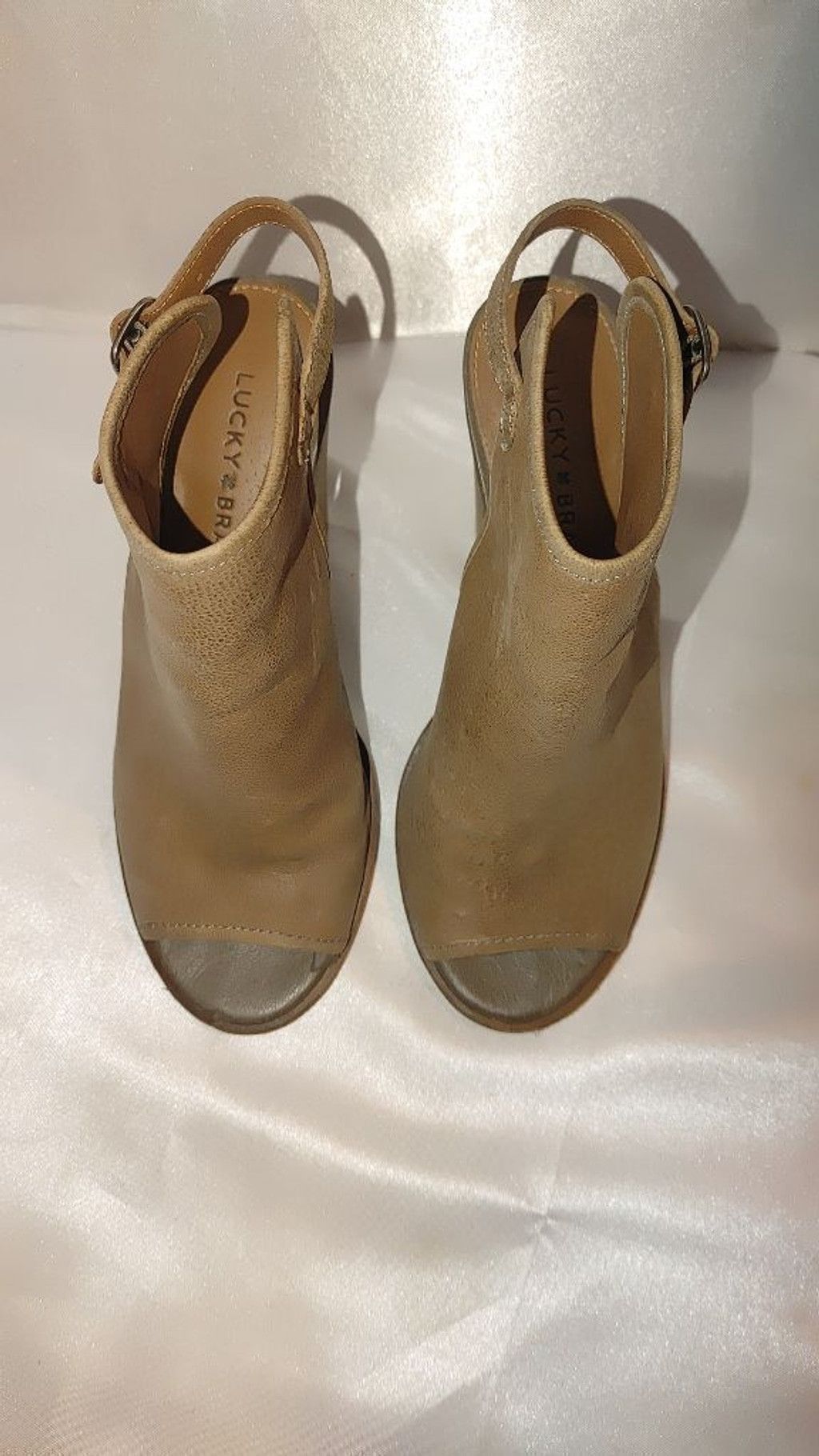 Lucky Brand Lucky Brand Lisza Peep-Toe Shooties Size 6.5 Size US 6.5 / IT 36.5 - 5 Thumbnail