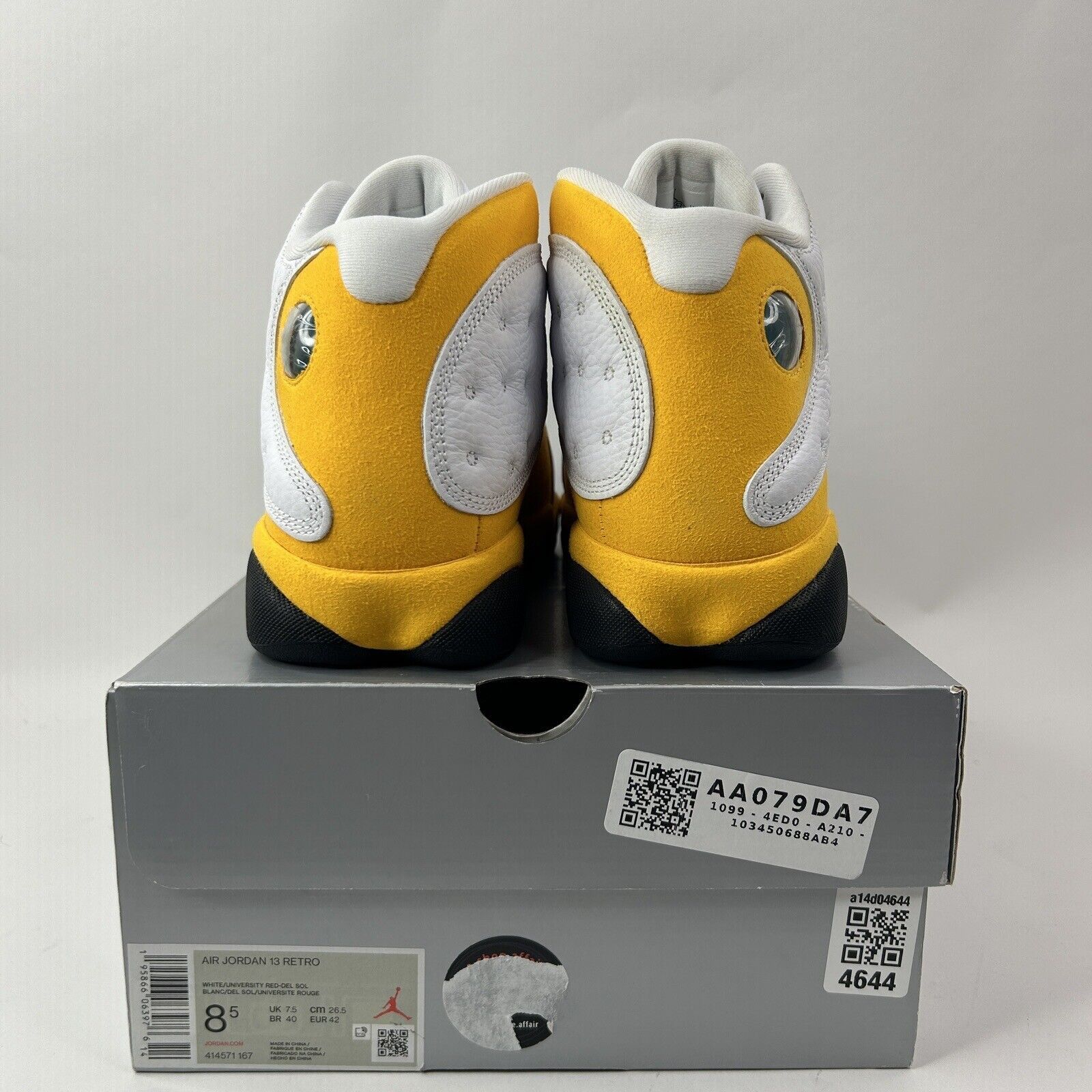 Nike Nike Air Jordan 13 Retro “Del Sol/White Yellow” 2024 Size US 8.5 / EU 41-42 - 4 Thumbnail