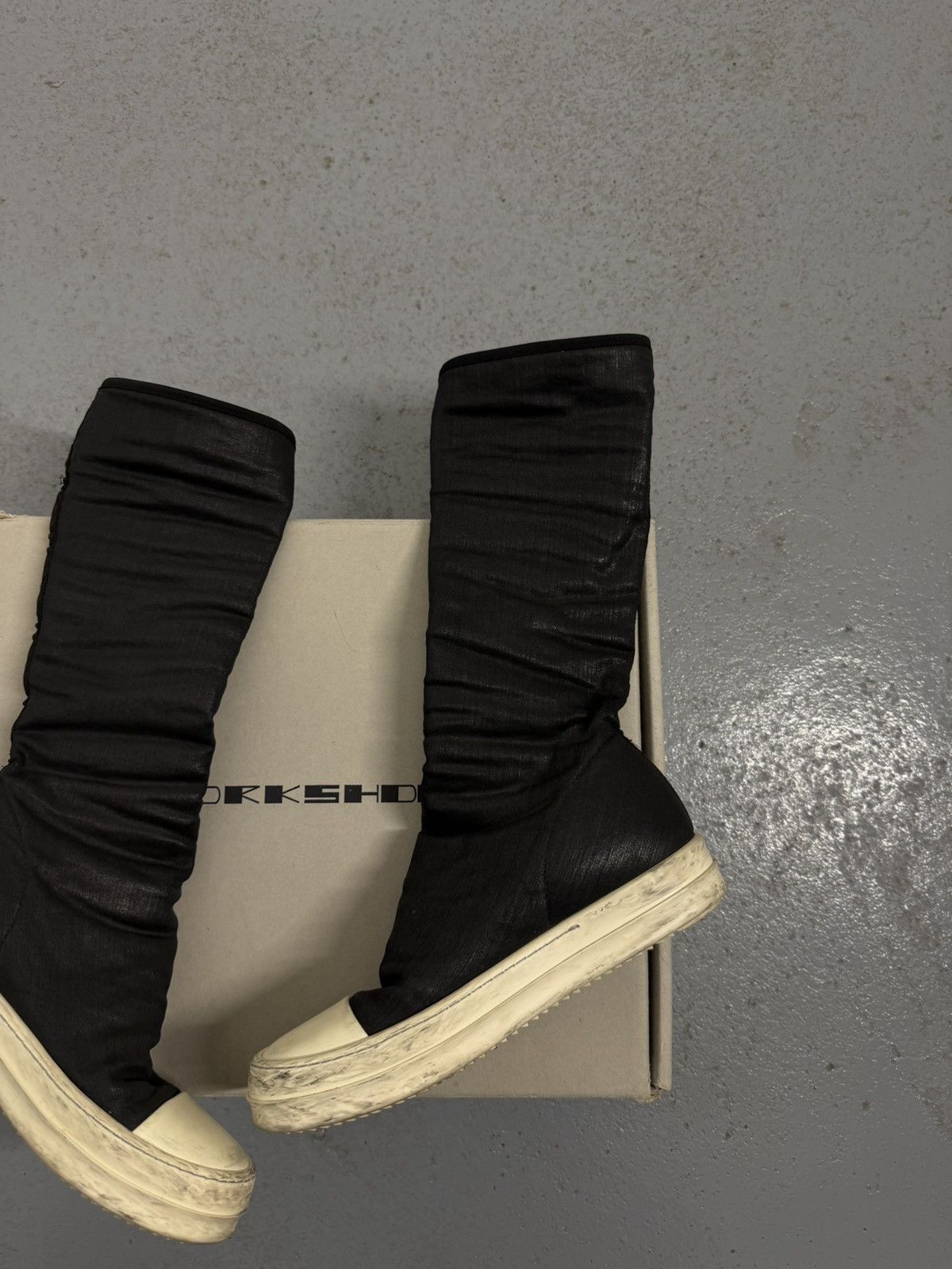 Rick Owens Drkshdw Rick Owens Drkshdw Socks With Box Size US 7 / IT 37 - 2 Thumbnail