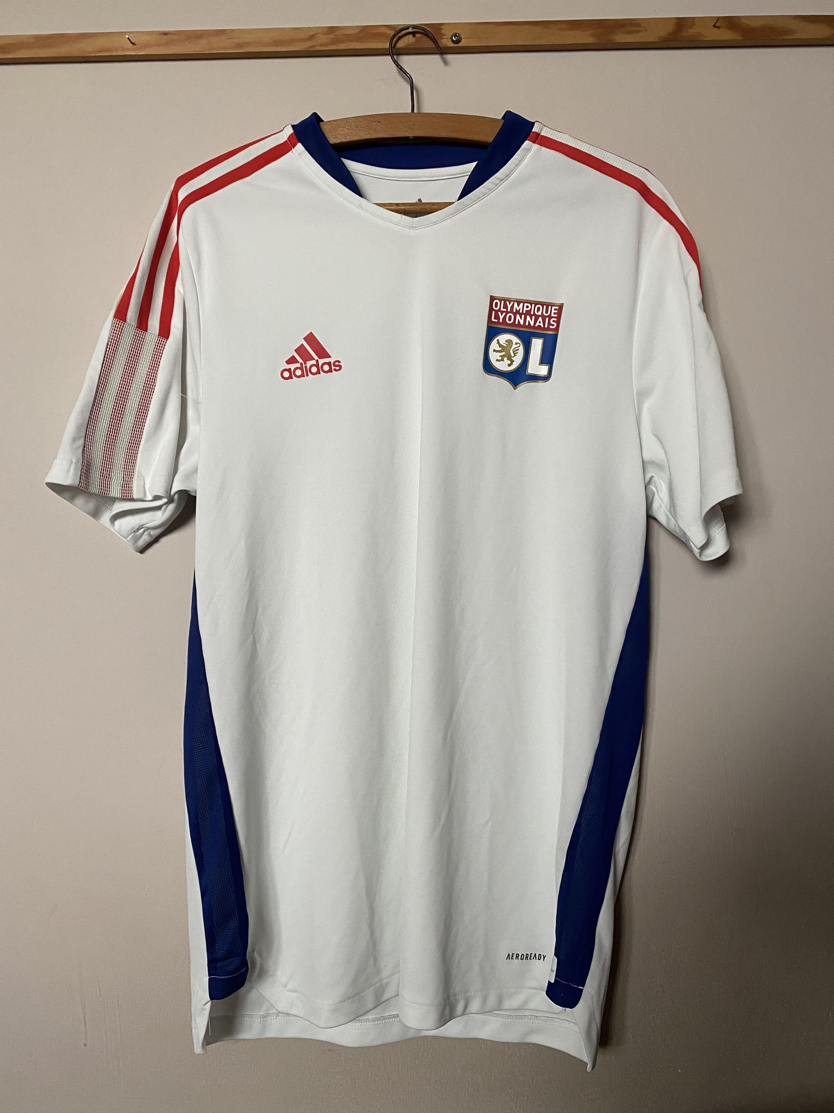 Adidas Training Shirt OLYMPIQUE LYON 2021-2022 Adidas - L - UNIQUE Size US L / EU 52-54 / 3 - 1 Thumbnail